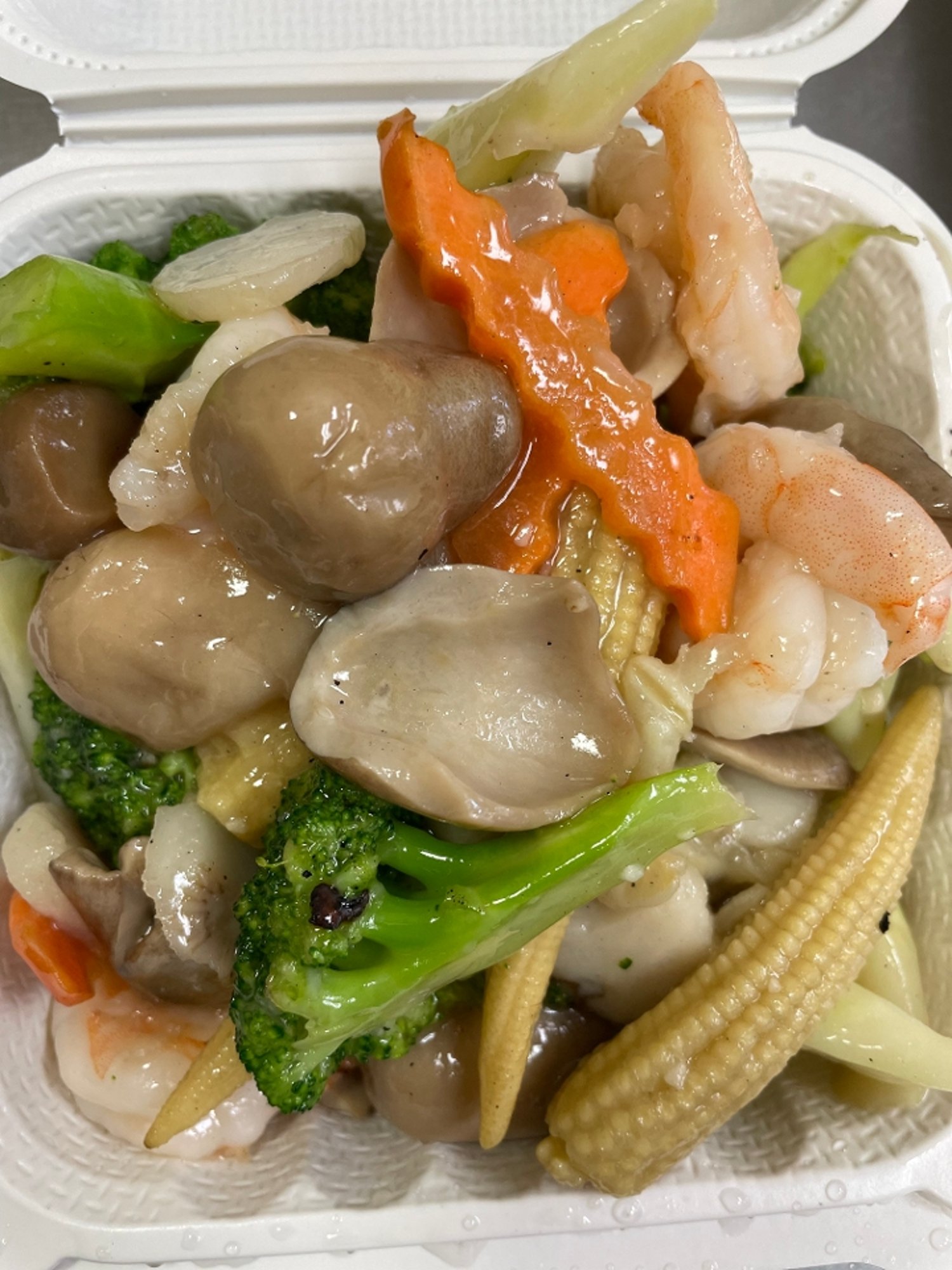 瓜菜虾 64.Shrimp with Mixed Vegetable
