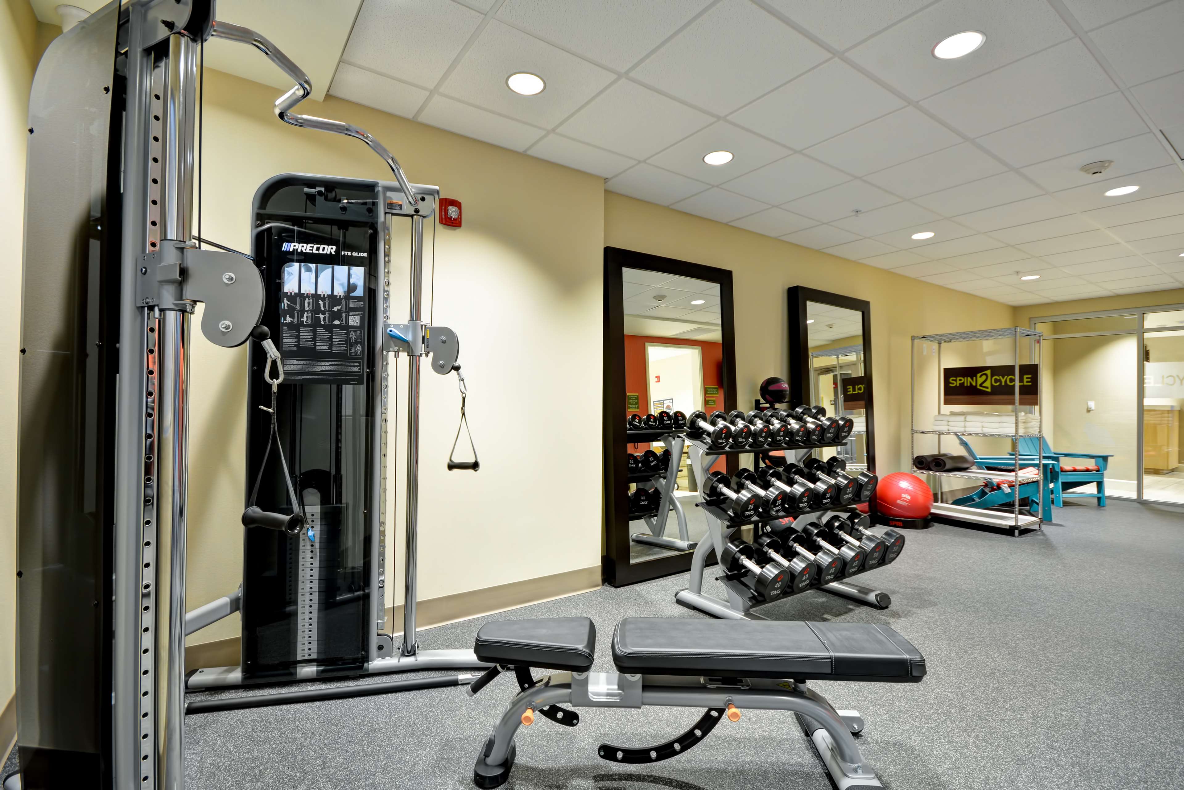 Health club  fitness center  gym
