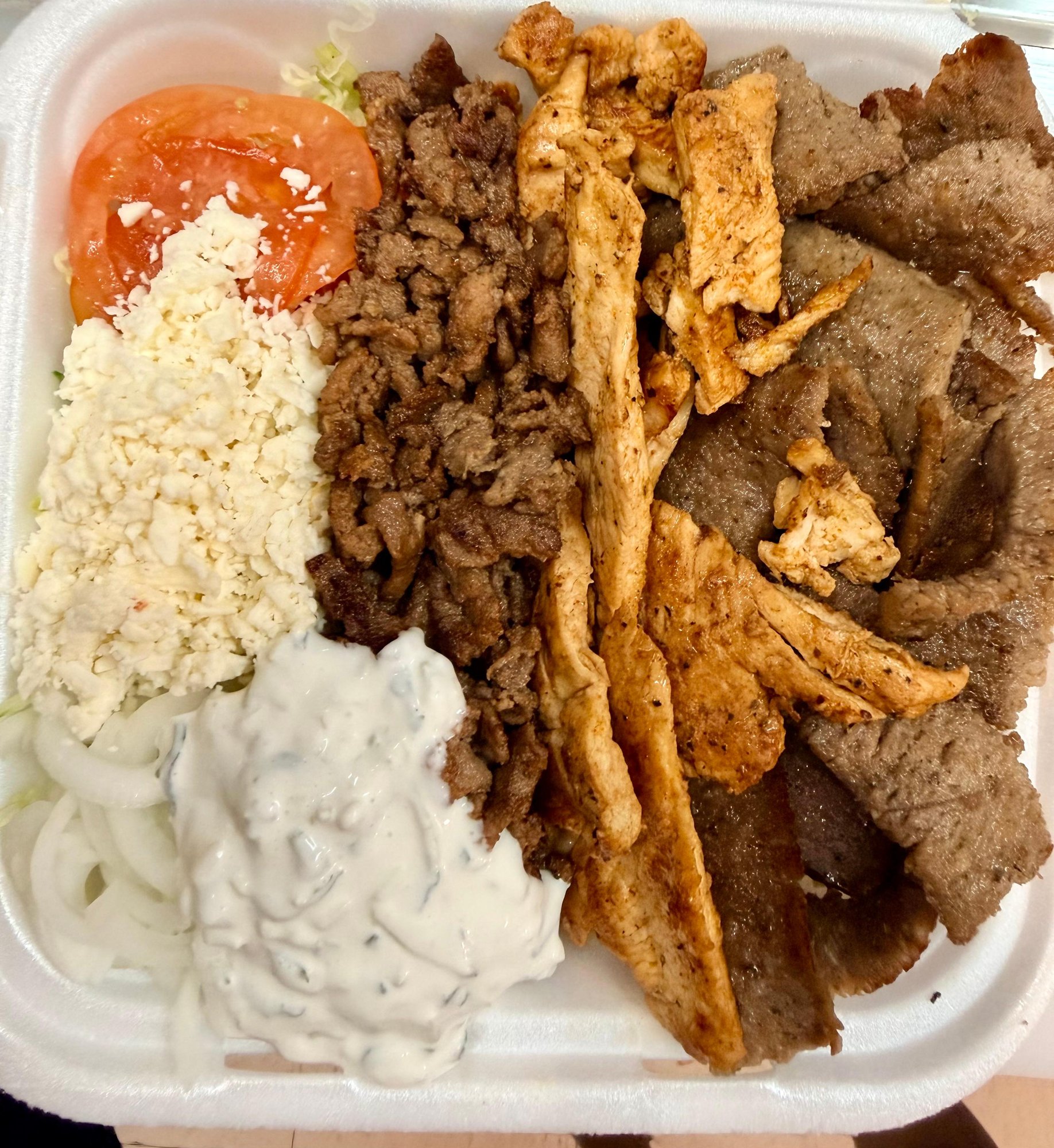 All Meats Gyro Platter