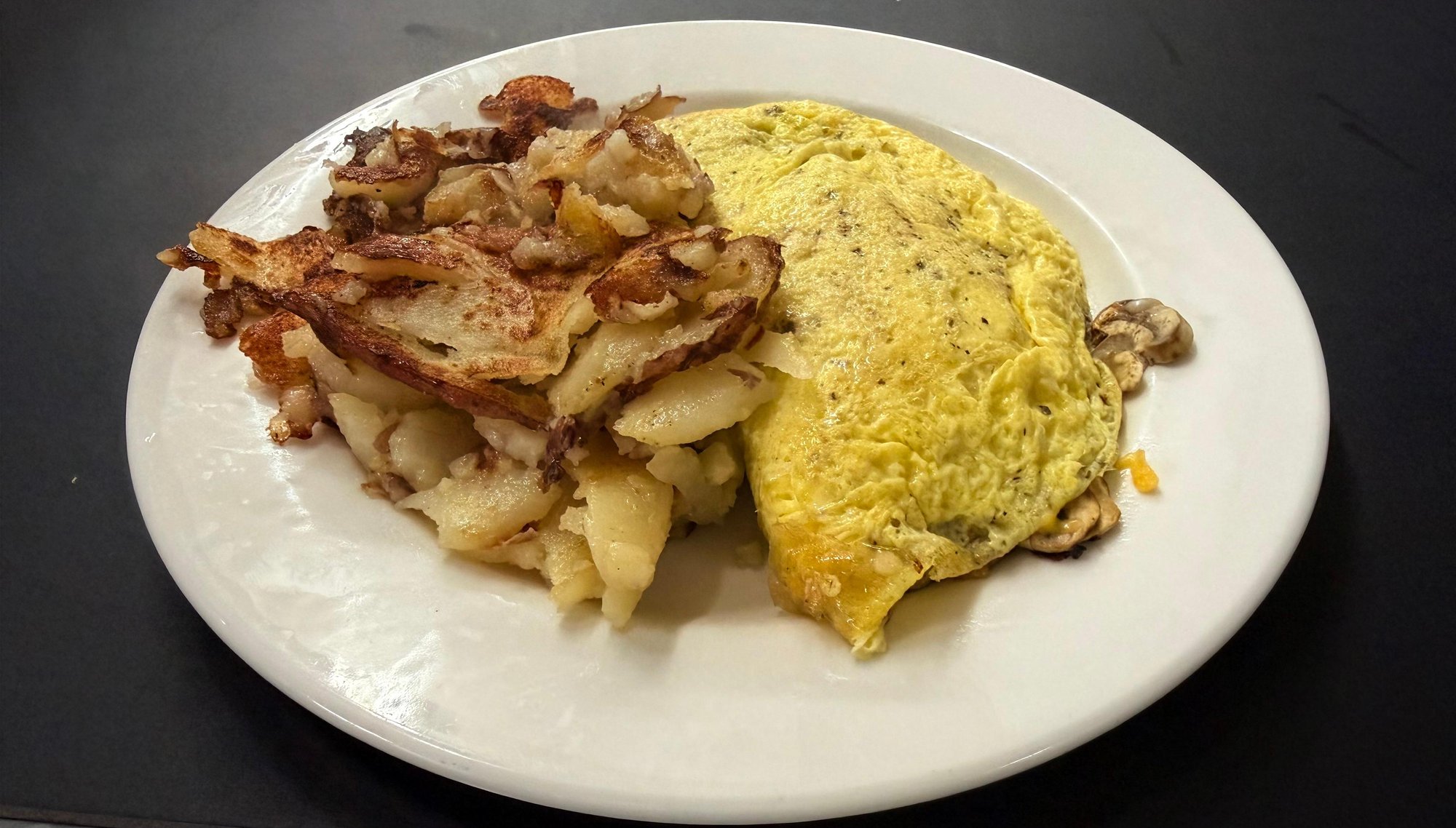 Herb Mushroom and Cheese Omelette