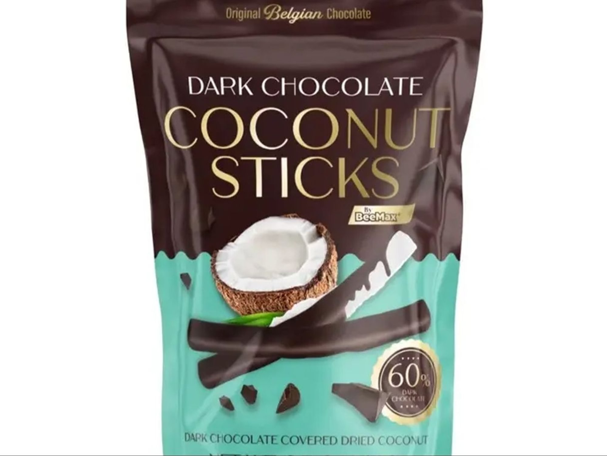 Beemax Dark Chocolate Covered Coconut Sticks 3.5oz - 12ct