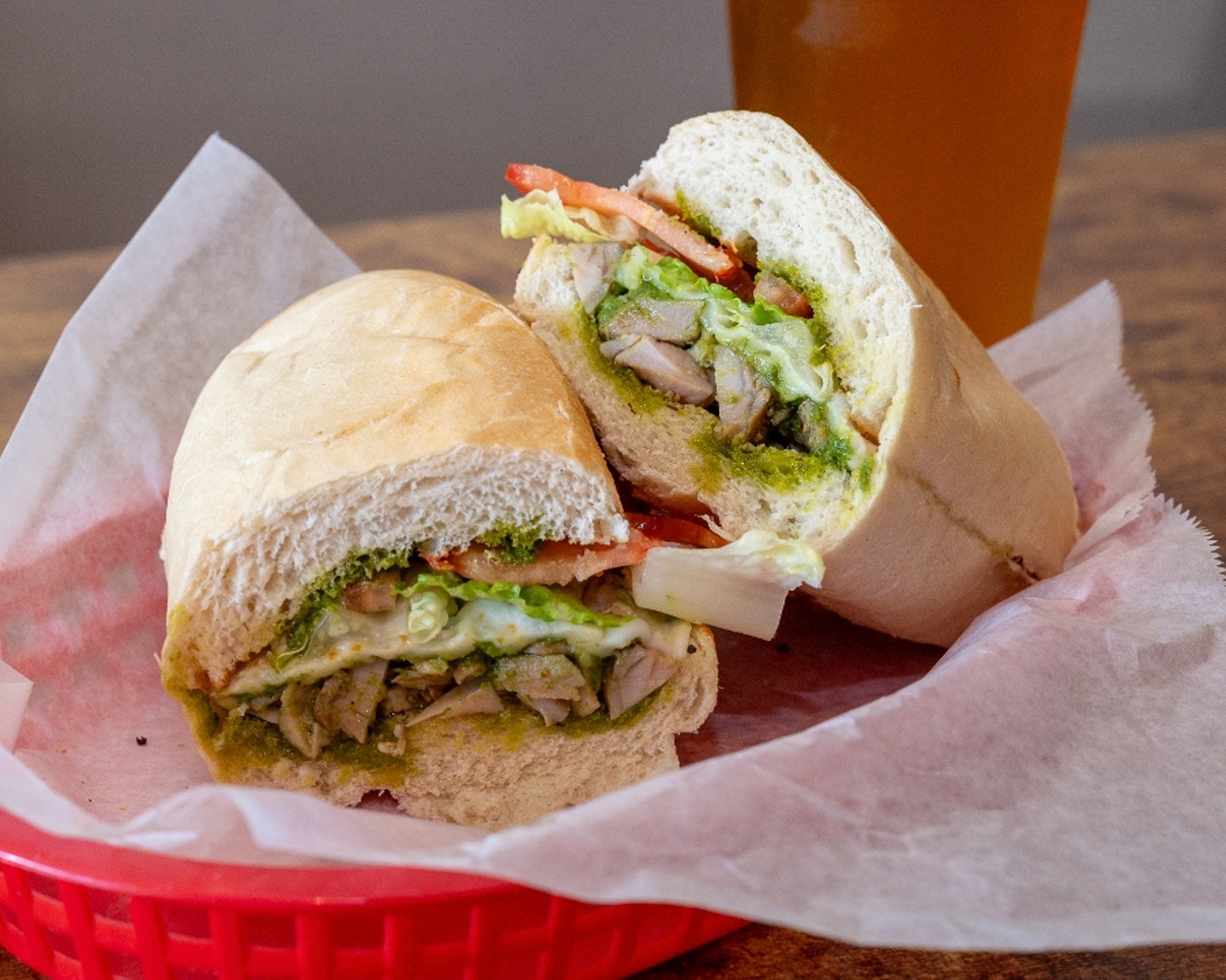 Chicken Pesto Sub