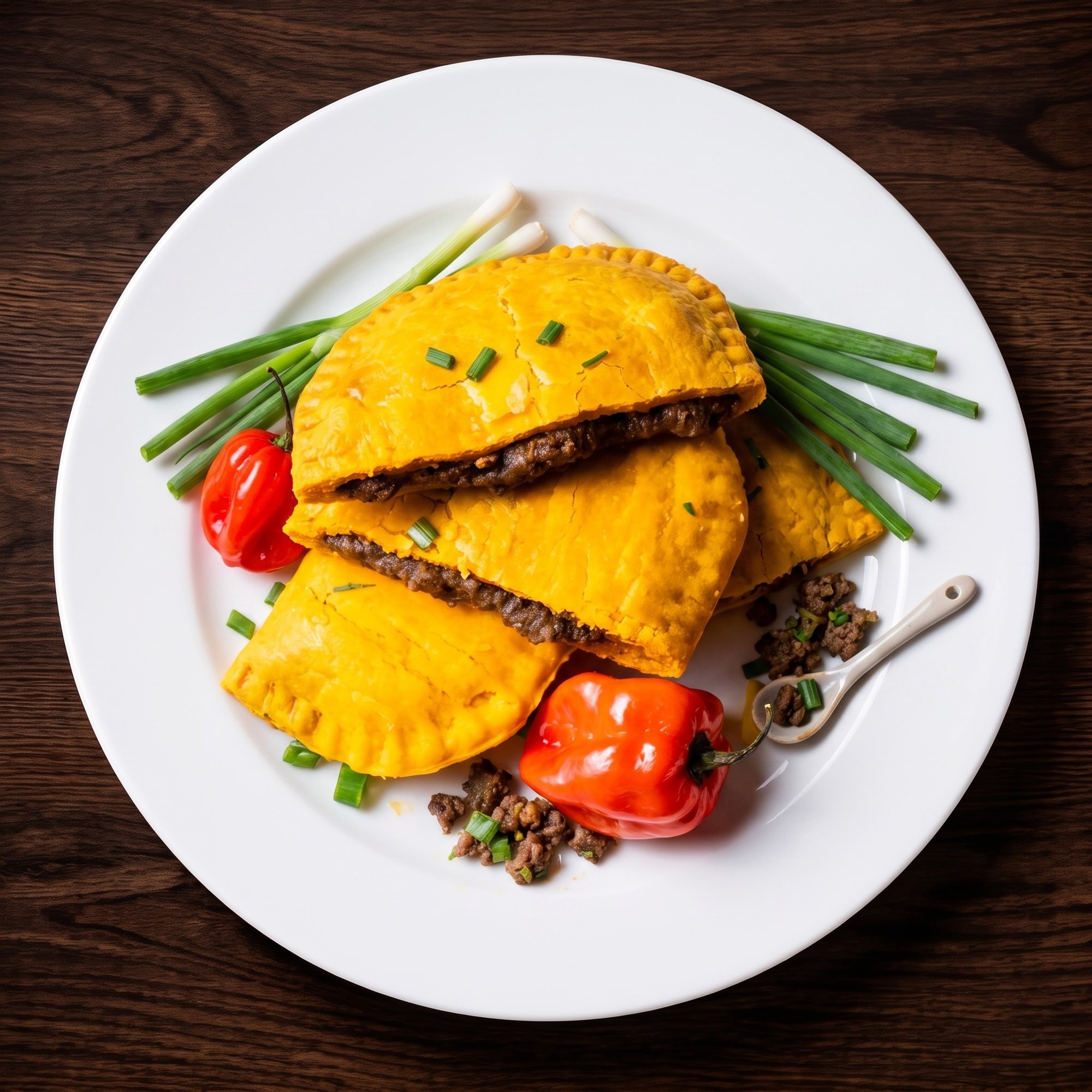 Jamaican cheesy beef patties