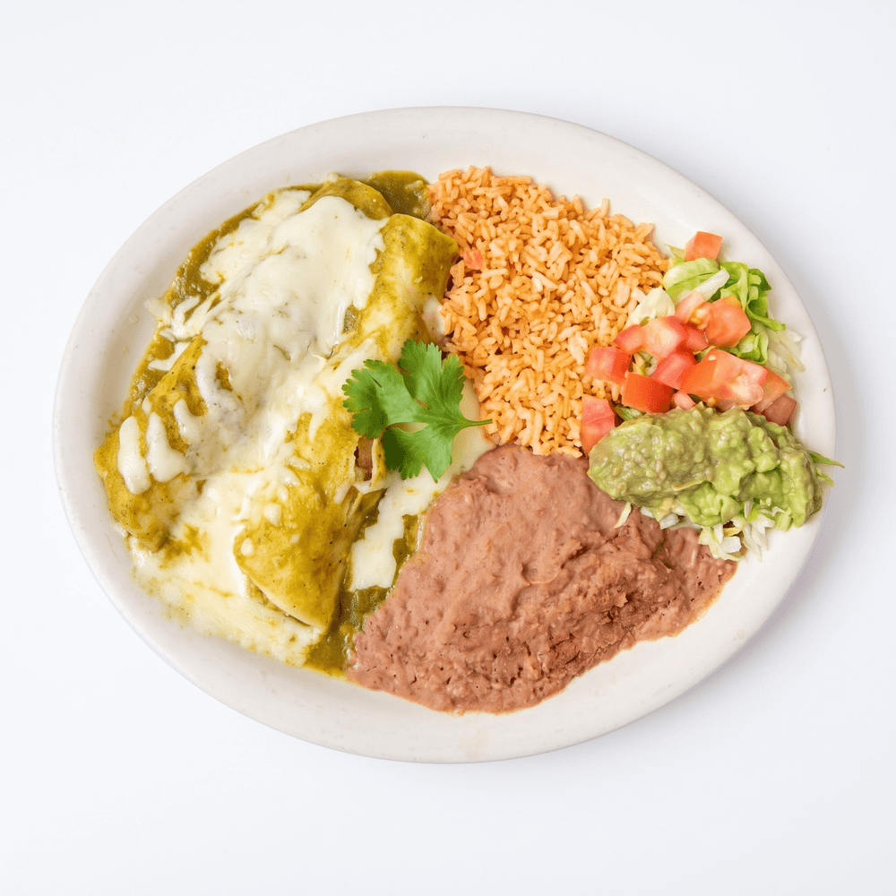 Enchiladas Verdes Plate