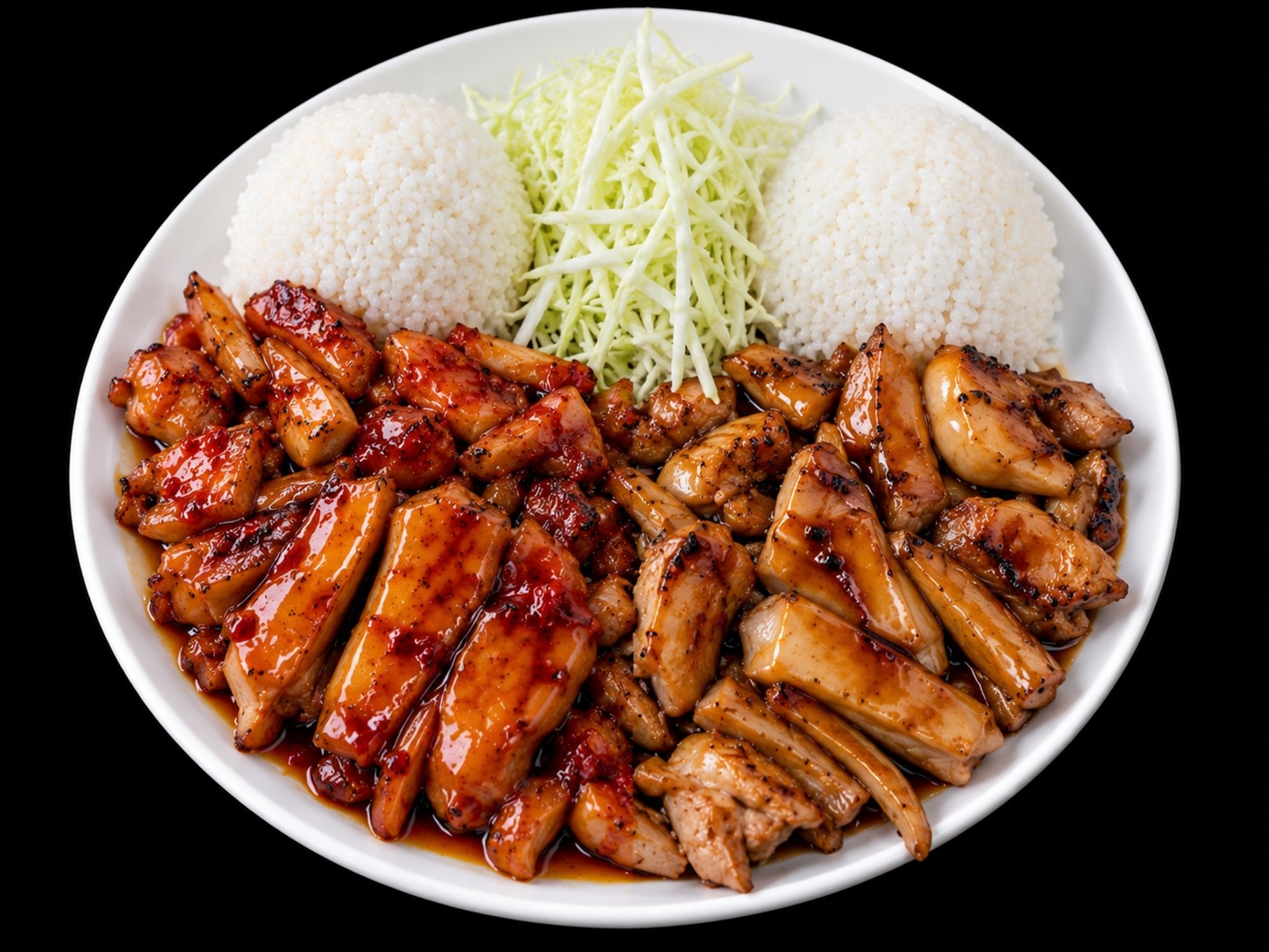 Chicken Teriyaki + Spicy Chicken Teriyaki
