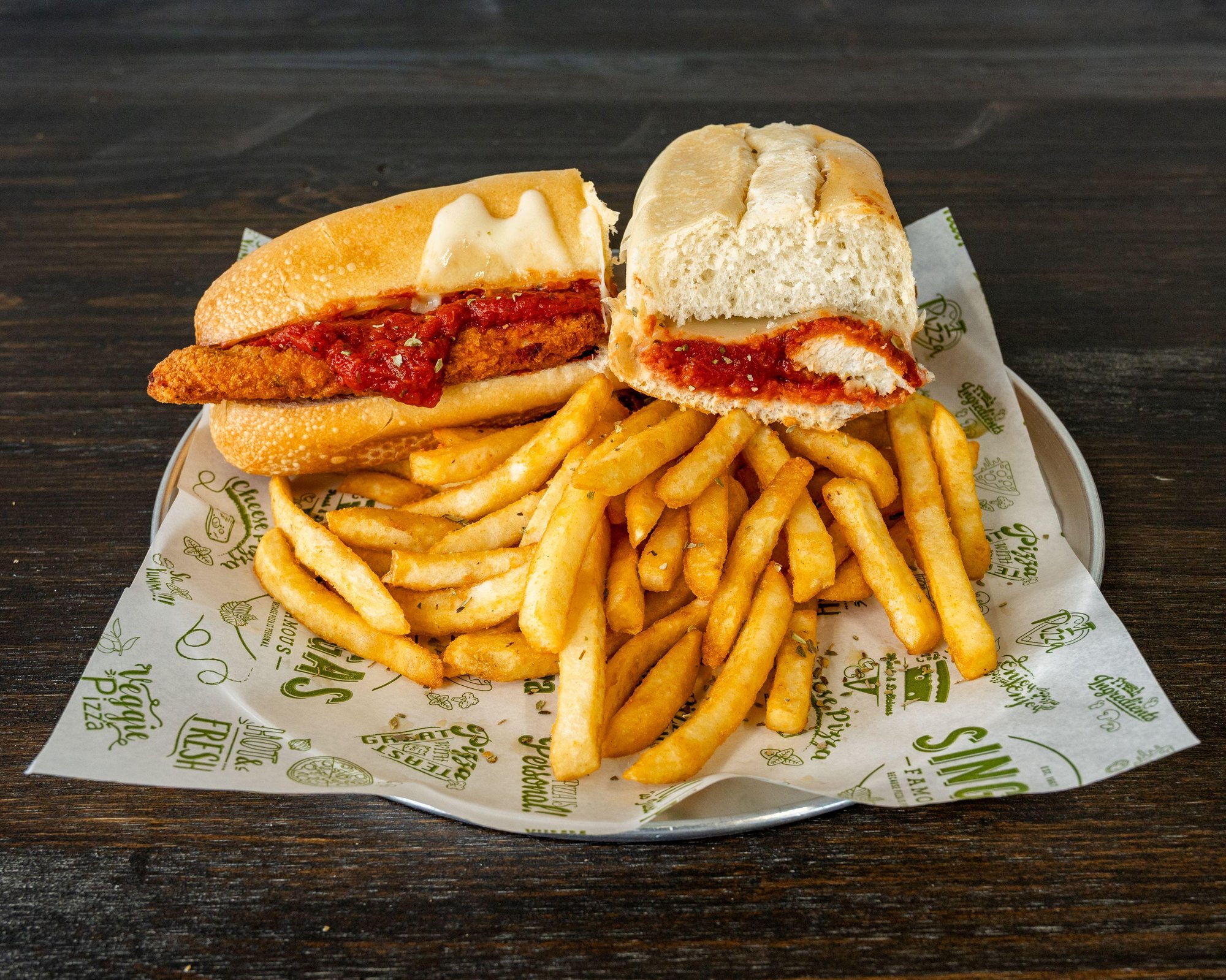 Crispy Chicken Parm Sandwich