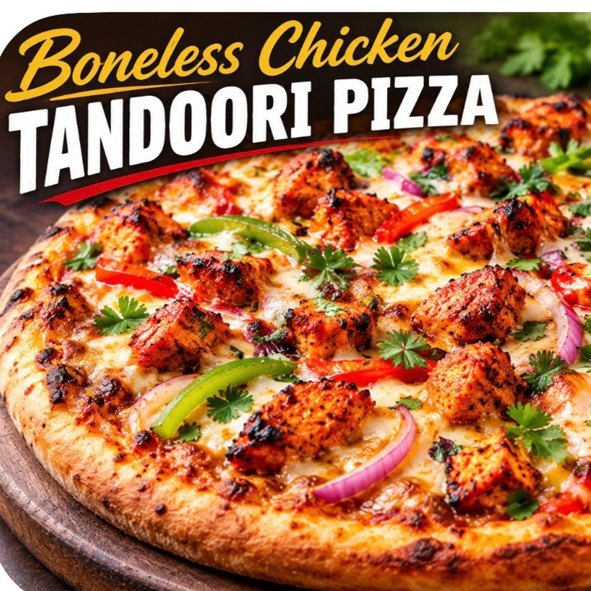 Chicken Tandoori Pizza