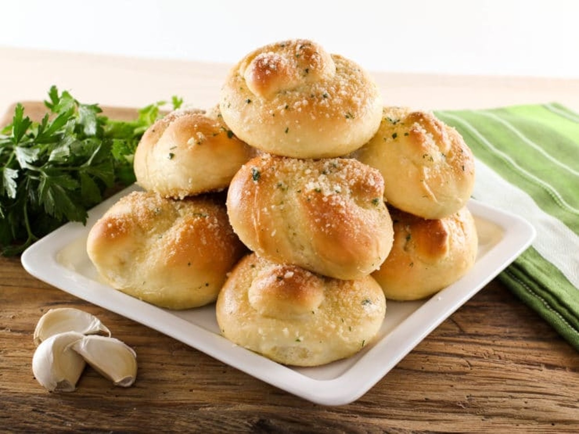Freshly Baked Garlic Rolls