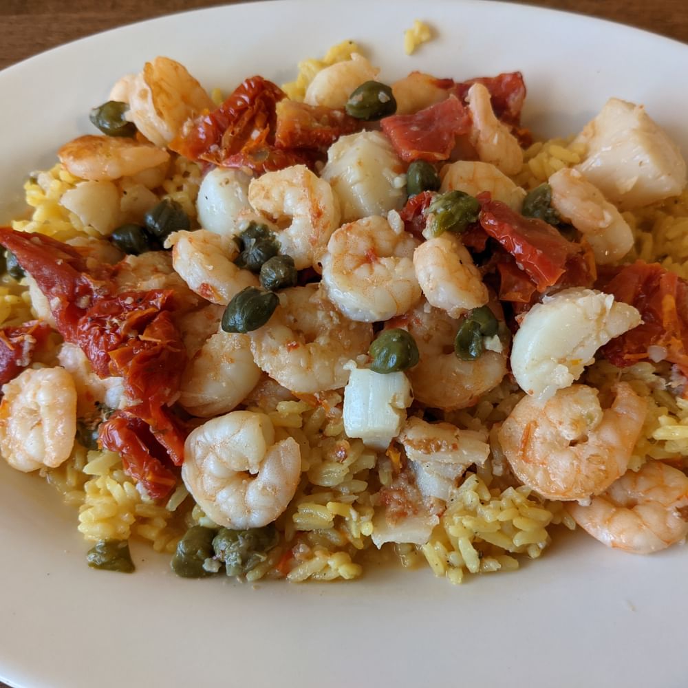 Scallops & Rock Shrimp Scampi