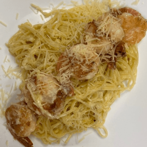 Shrimp Linguine Alfredo