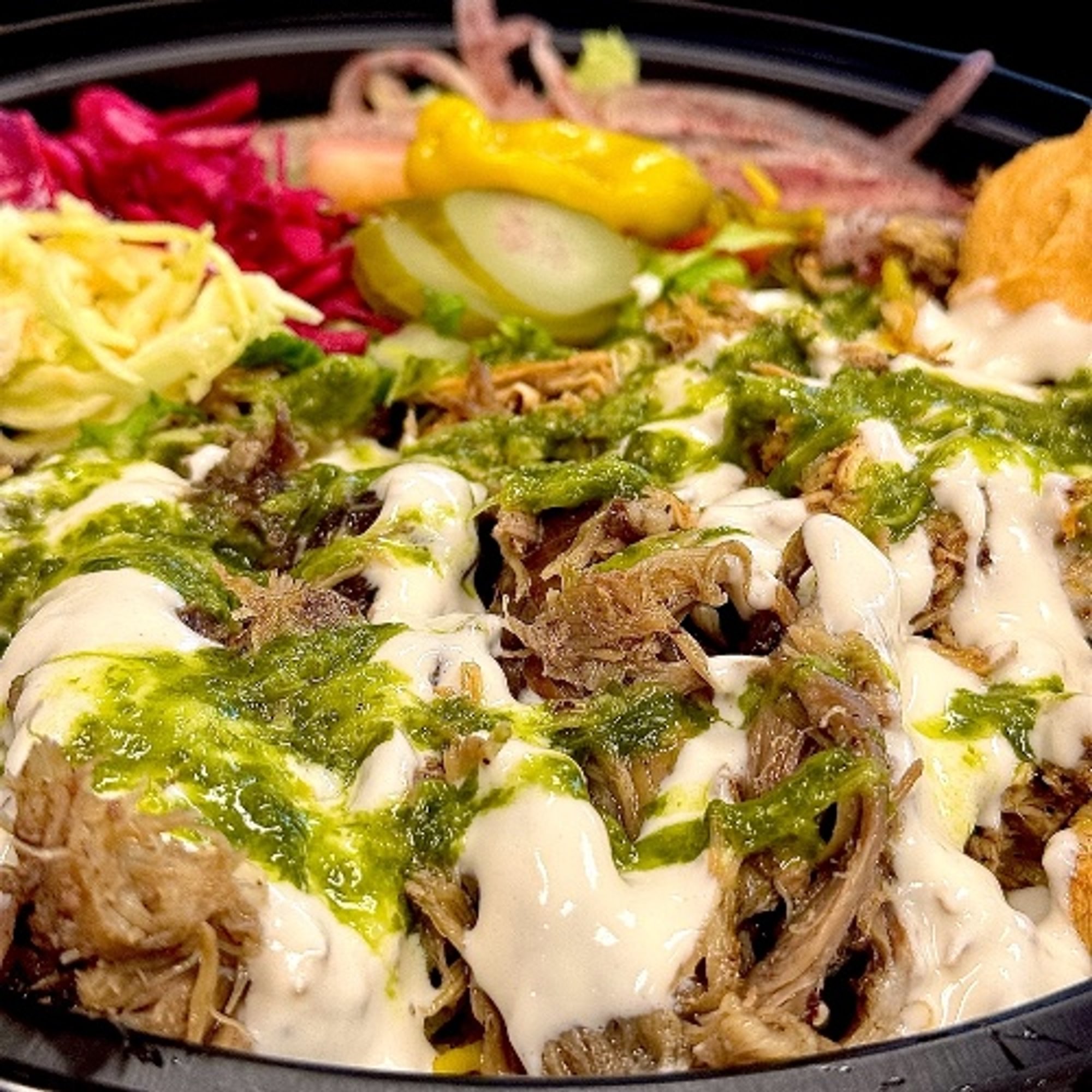 Lamb over Rice Platter