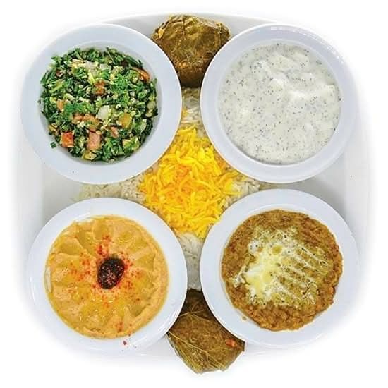 Vegetarian plate