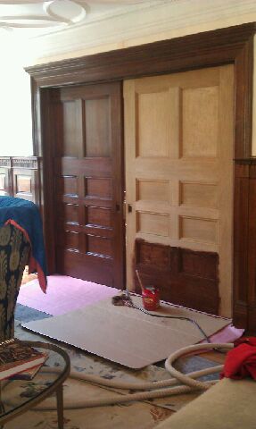 Refinishing work