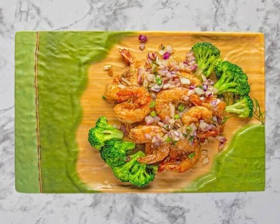 Salty Pepper Shrimp Bento