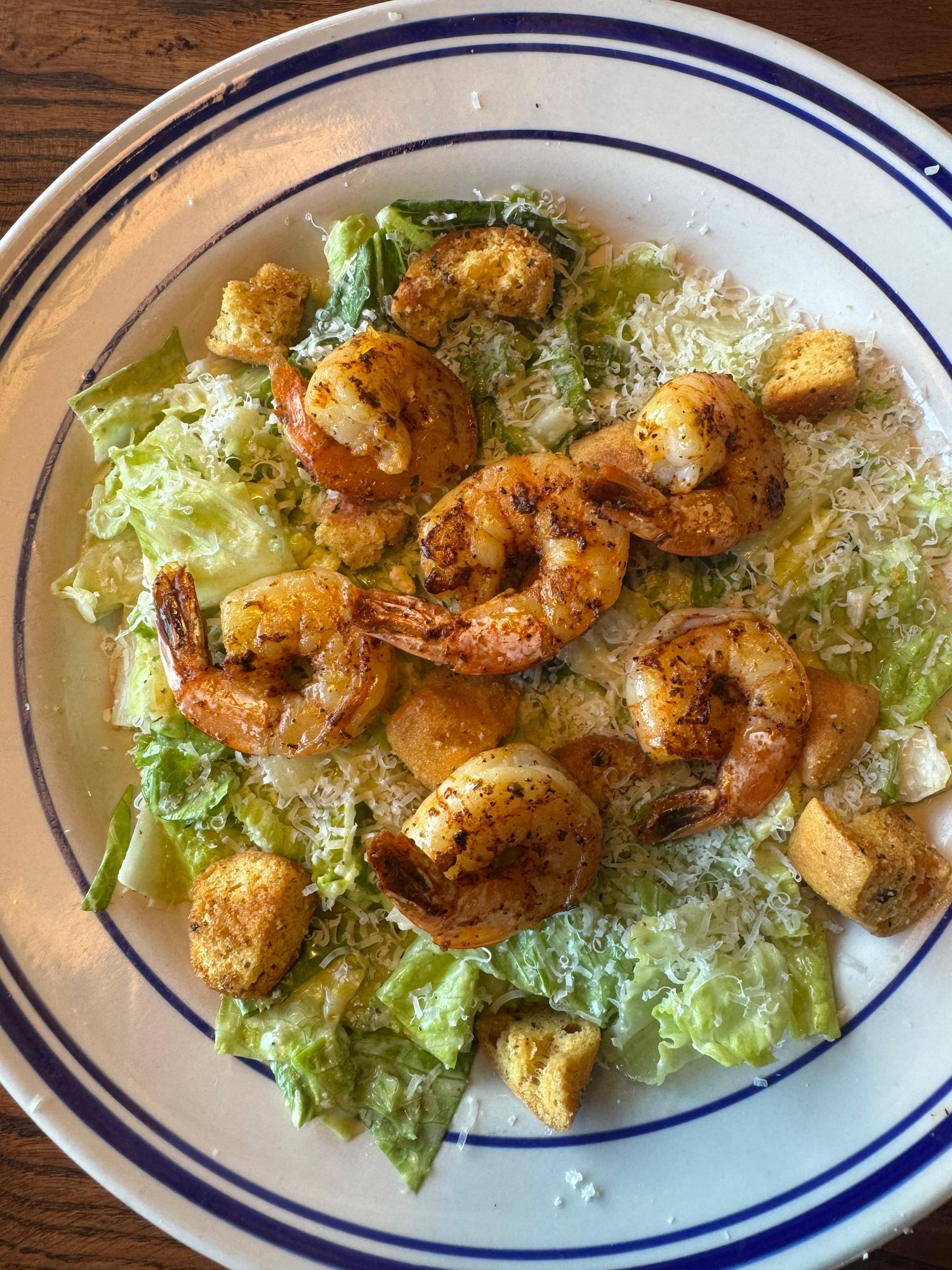 Blackened Shrimp Caesar Salad