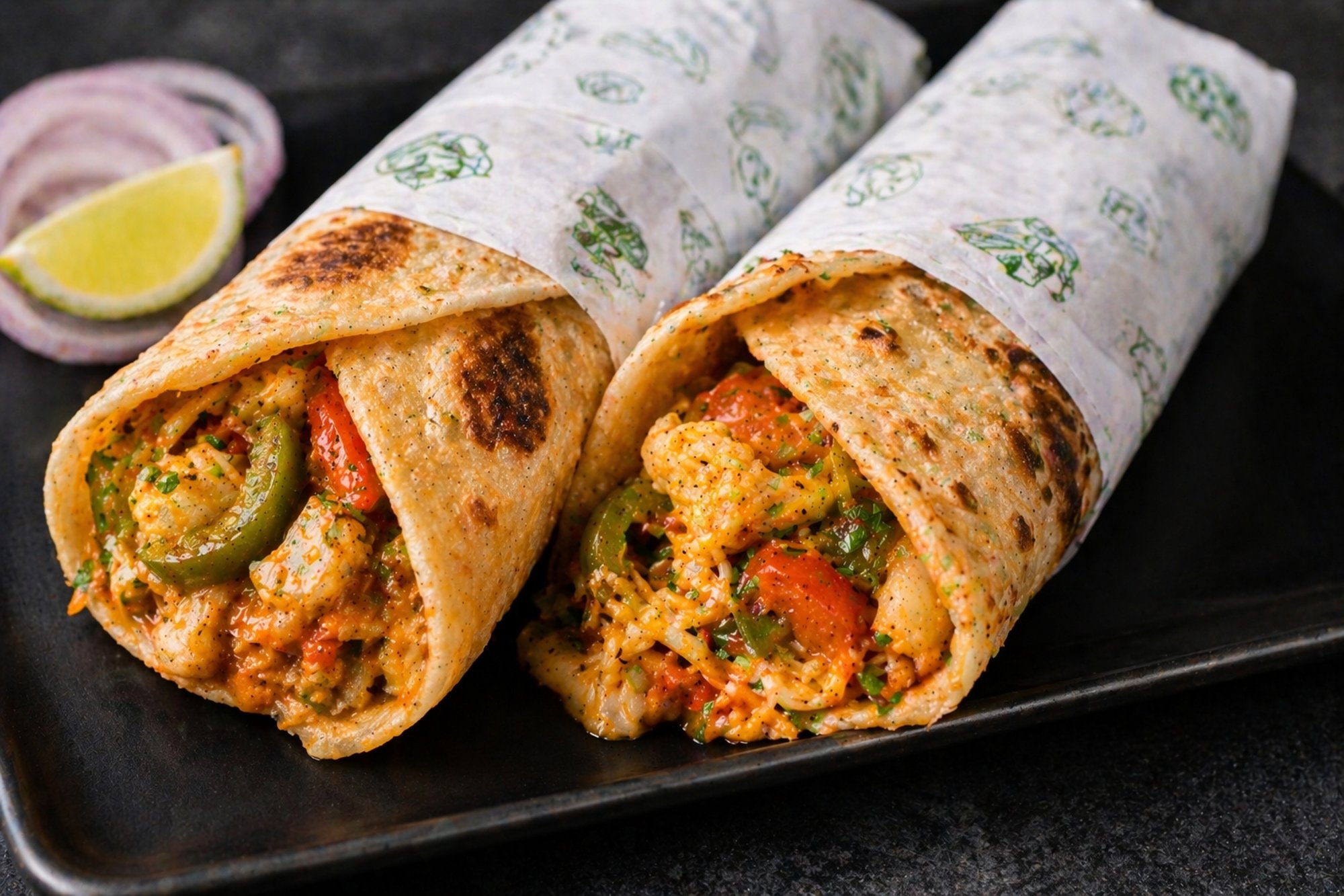 Mix Veg Kathi Roll