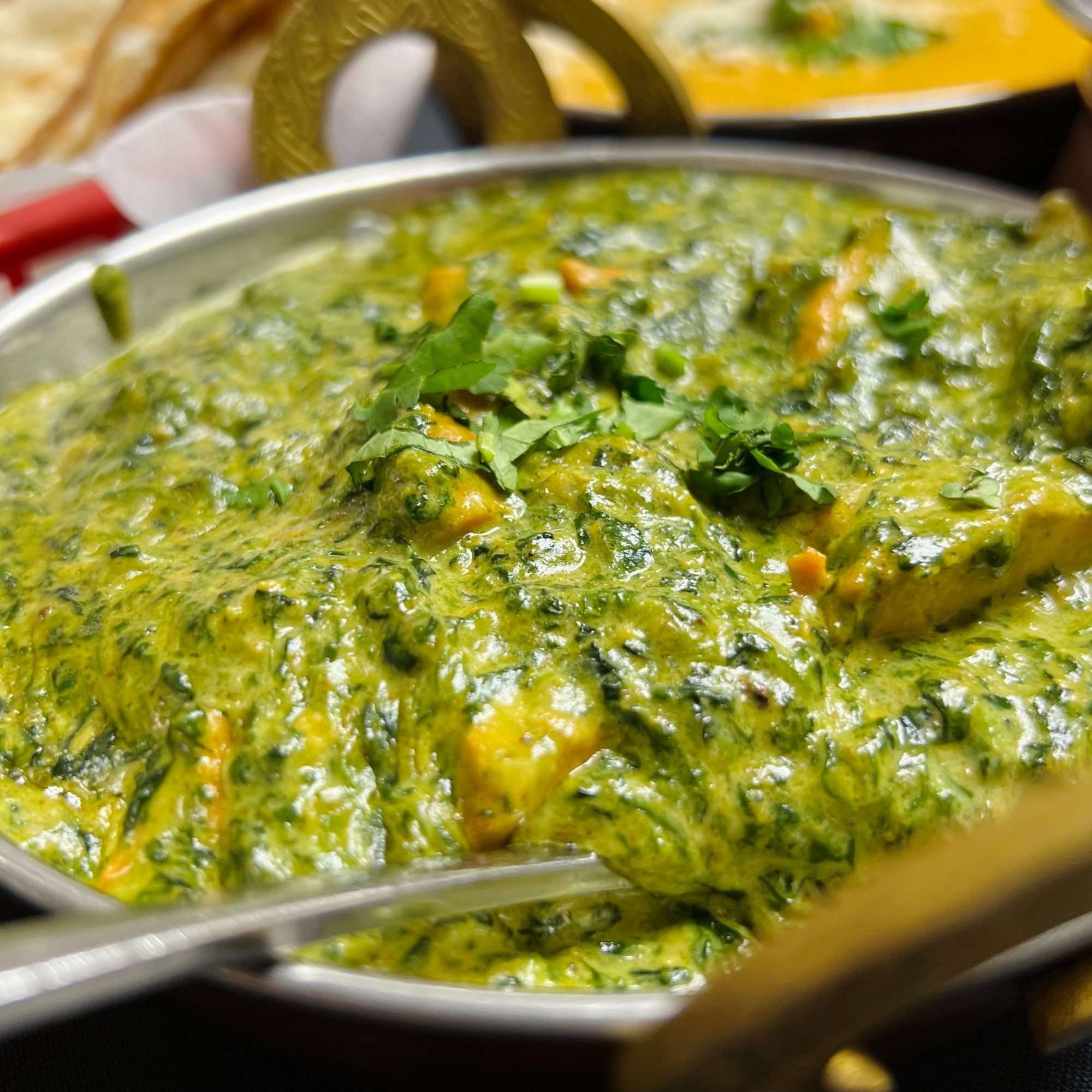 Chicken Tikka Saag (Spinach)