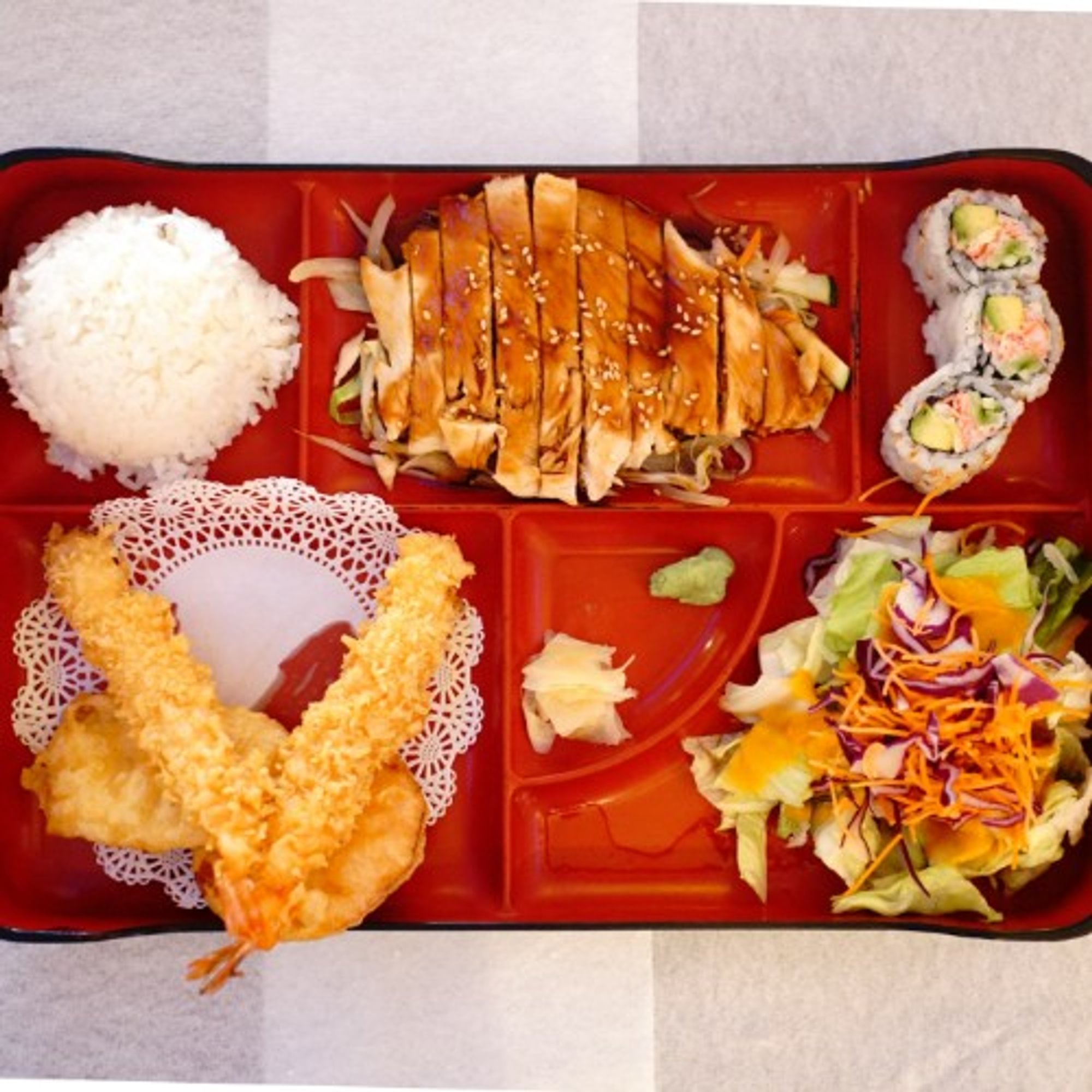 LUNCH BENTO BOX A (CHICKEN)