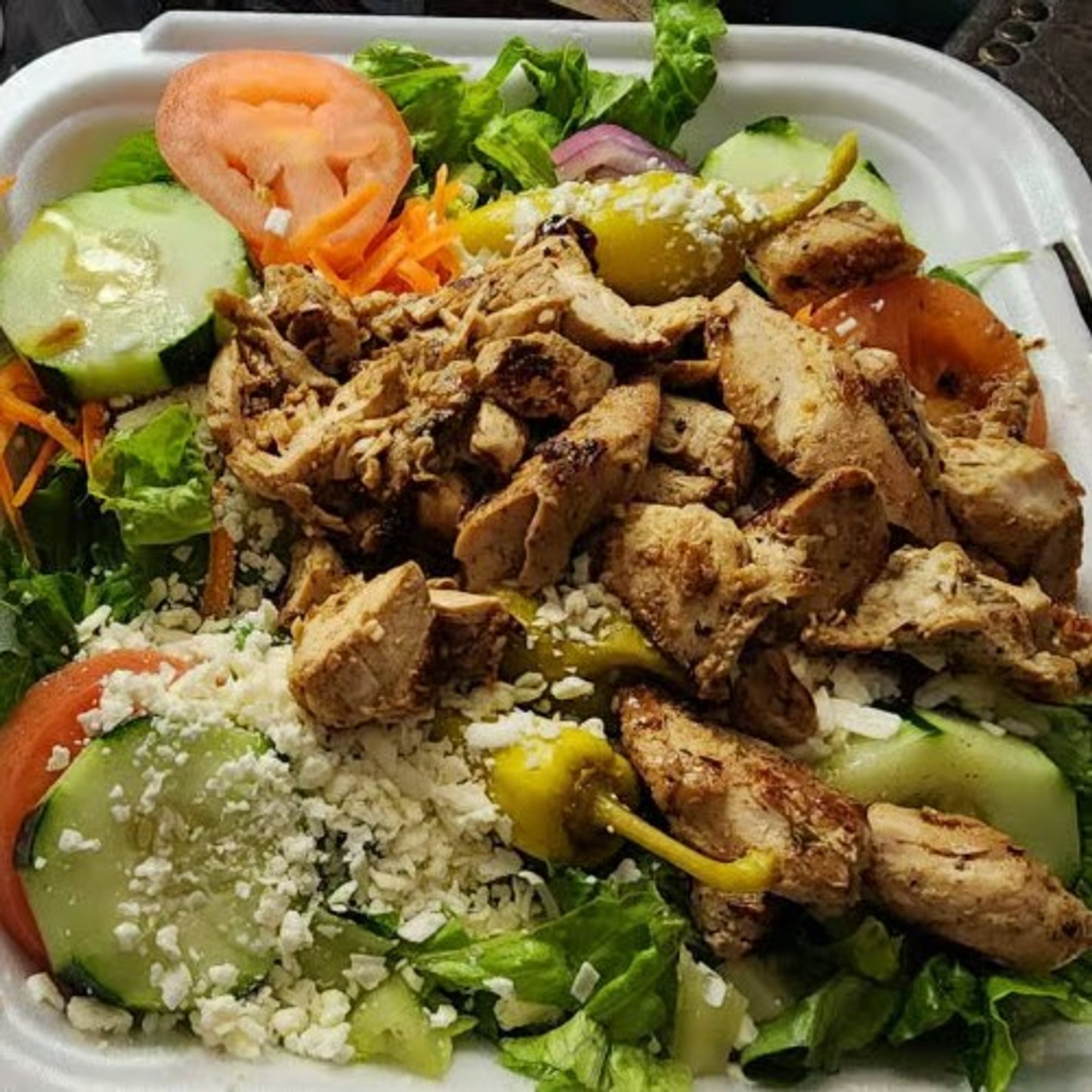 Greek Chicken Delight Salad