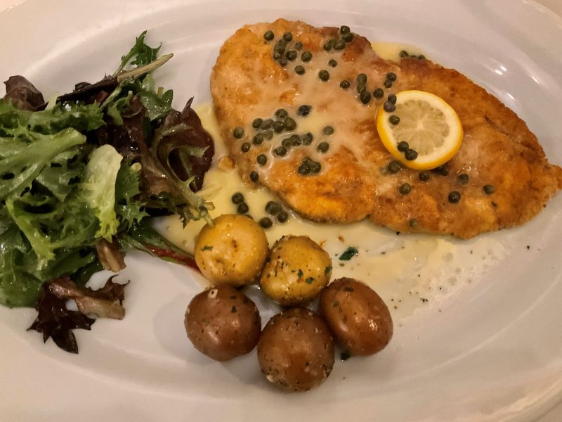 Lemon Parmesan Chicken Paillard