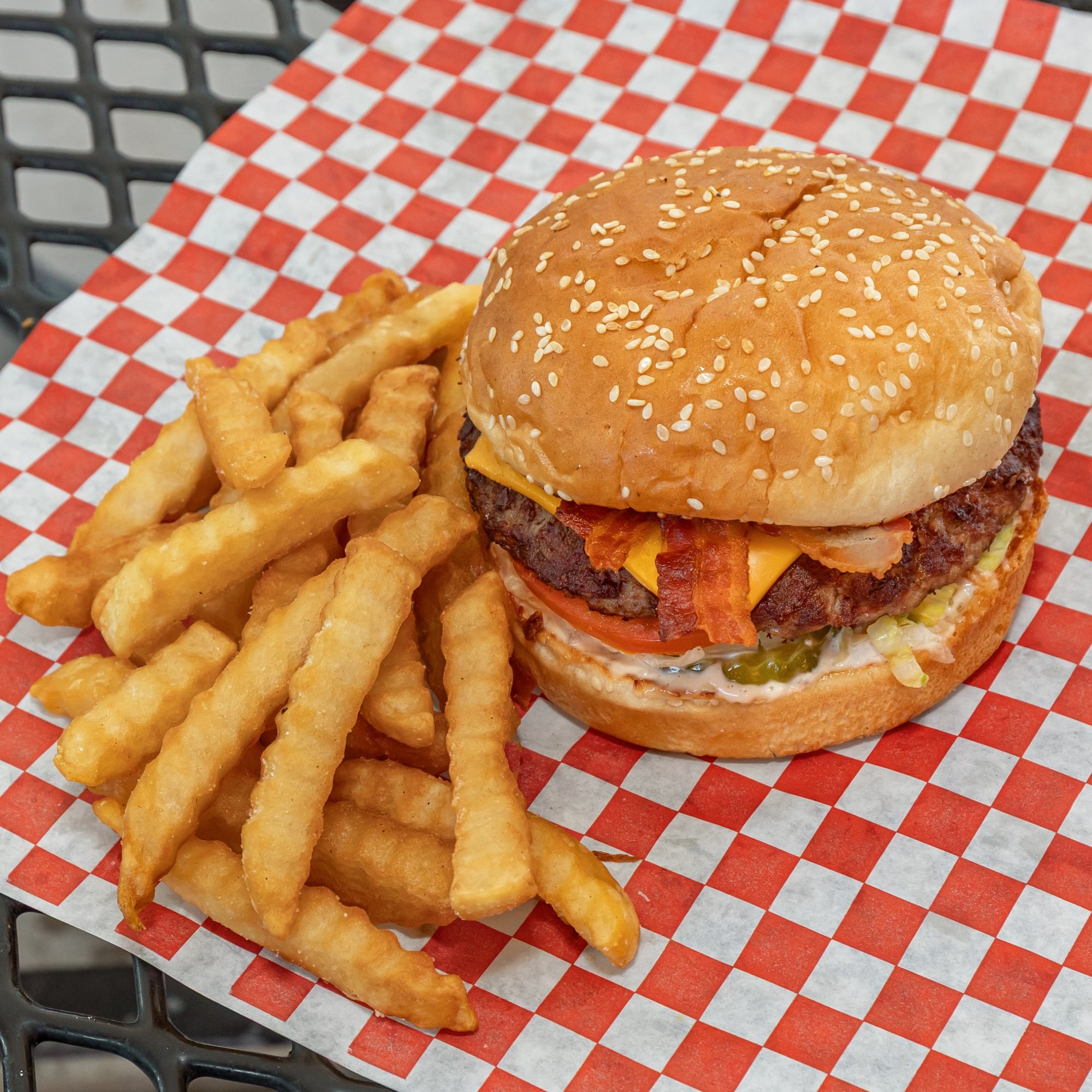 Double Bacon Hamburger