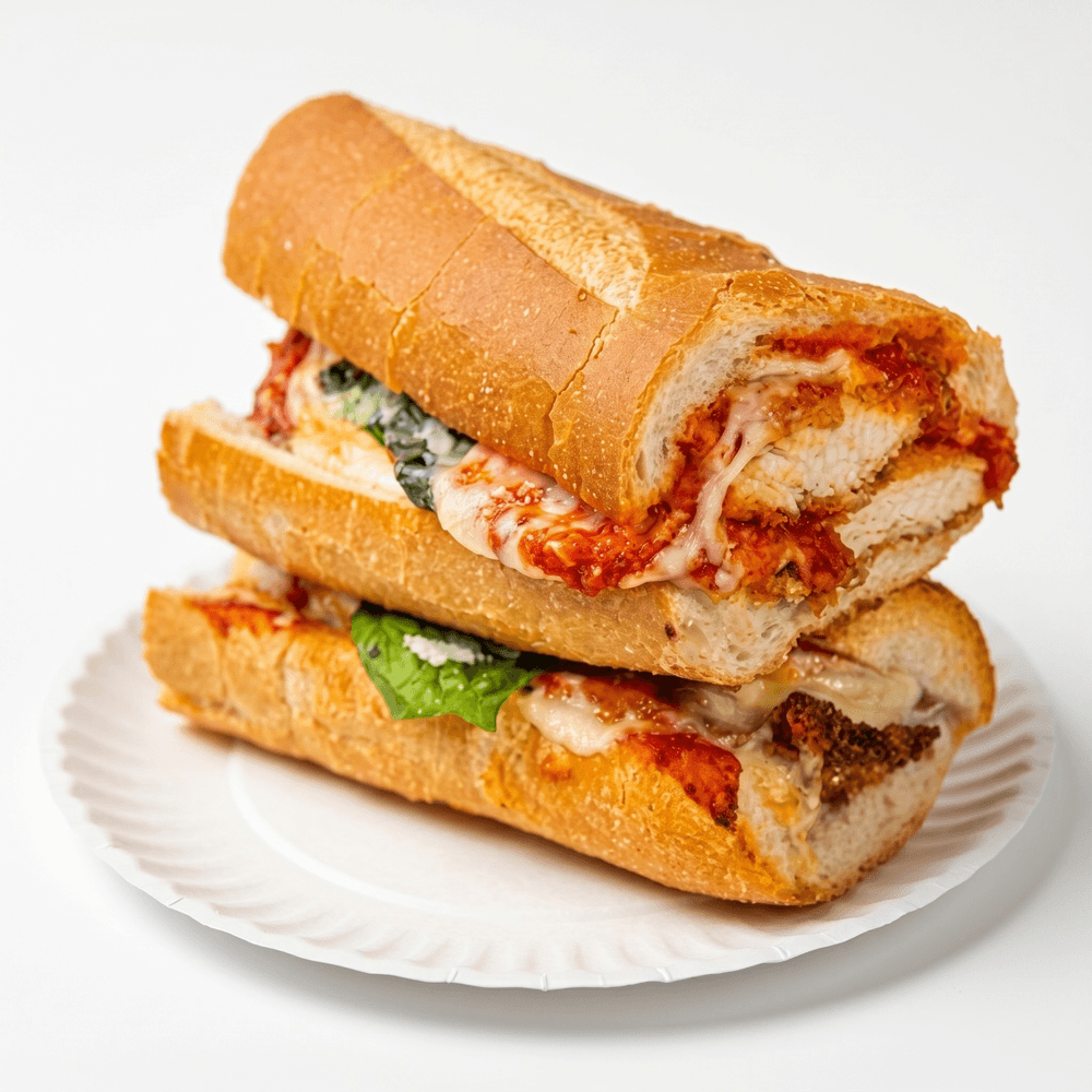 The Bomb Parm Hero Sandwich