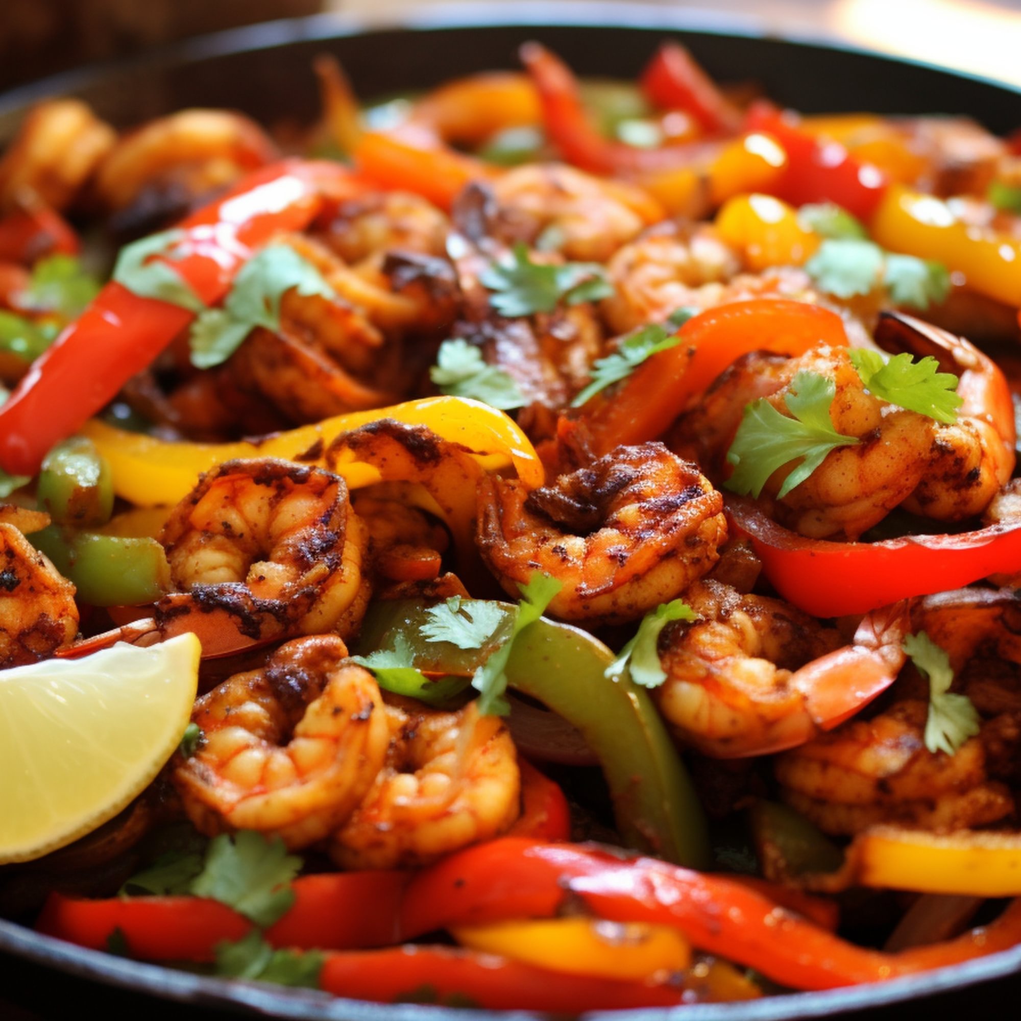 Shrimp Fajitas