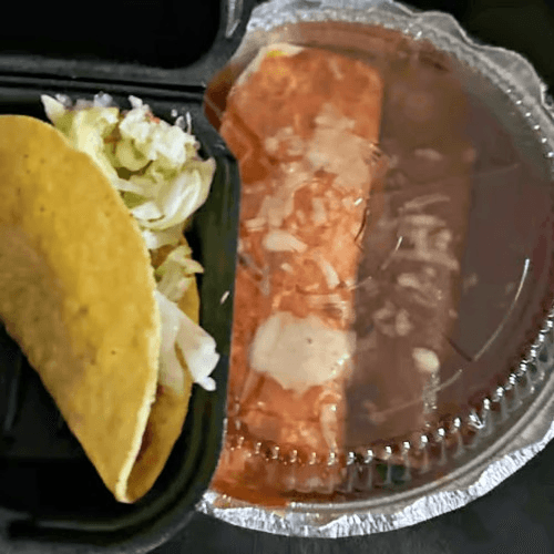 One Burrito, One Chalupa, One Beef Taco & One Enchilada Plate