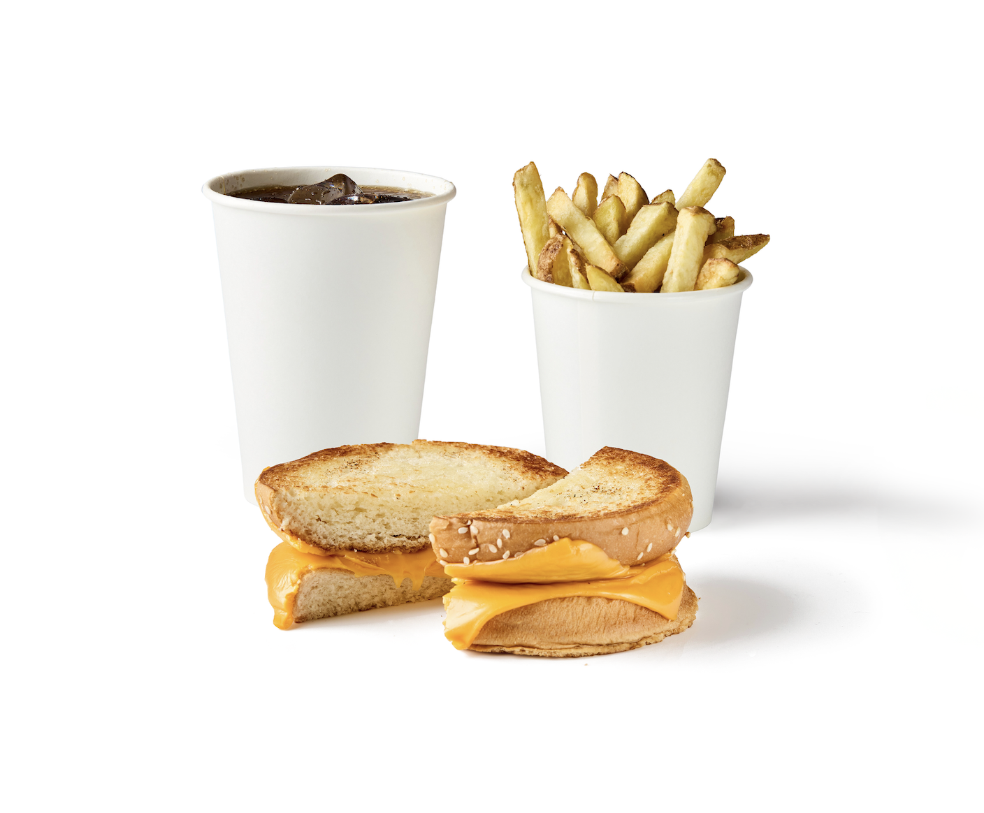 Kids Grilled Cheese with Soda