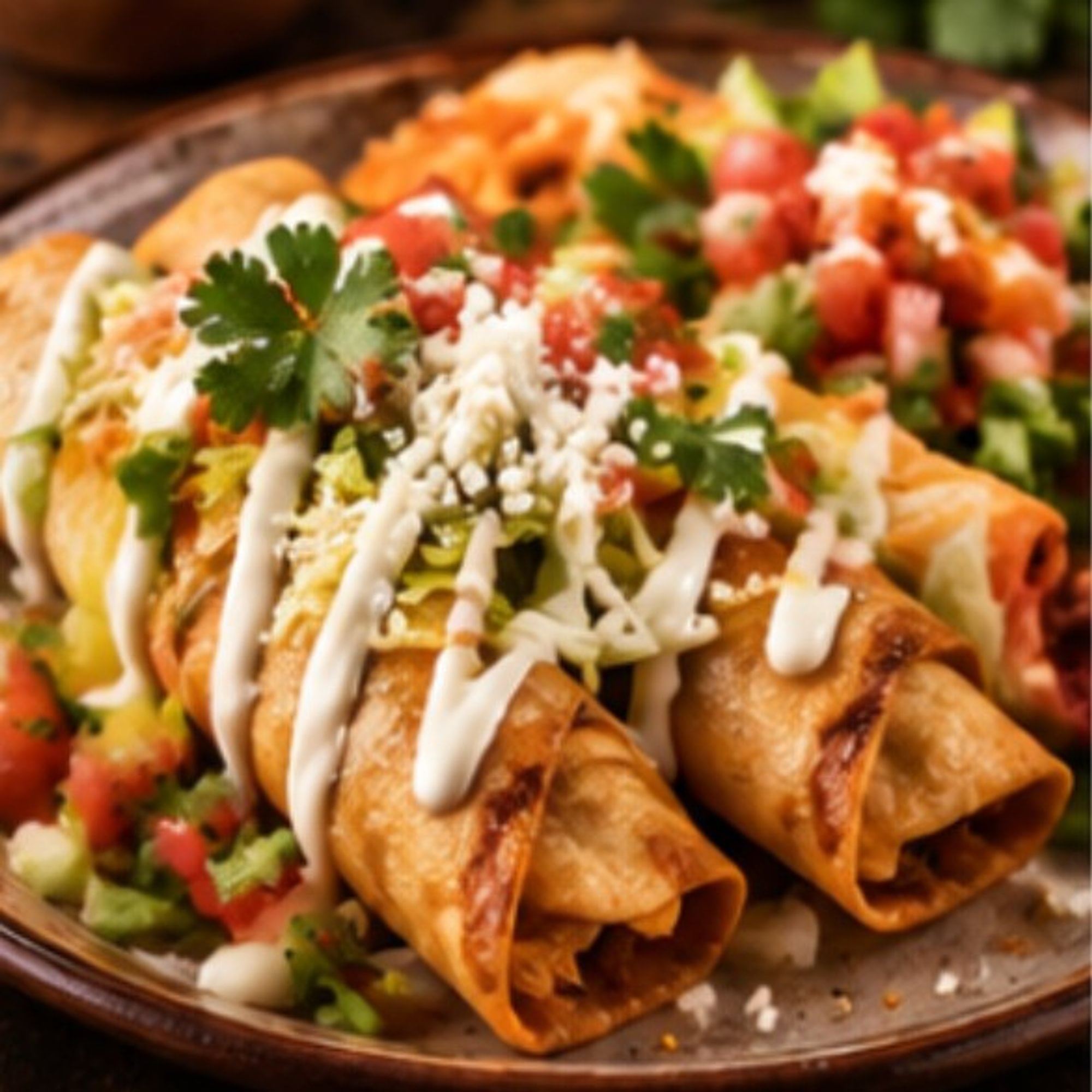 Flautas Mexicanas Lunch