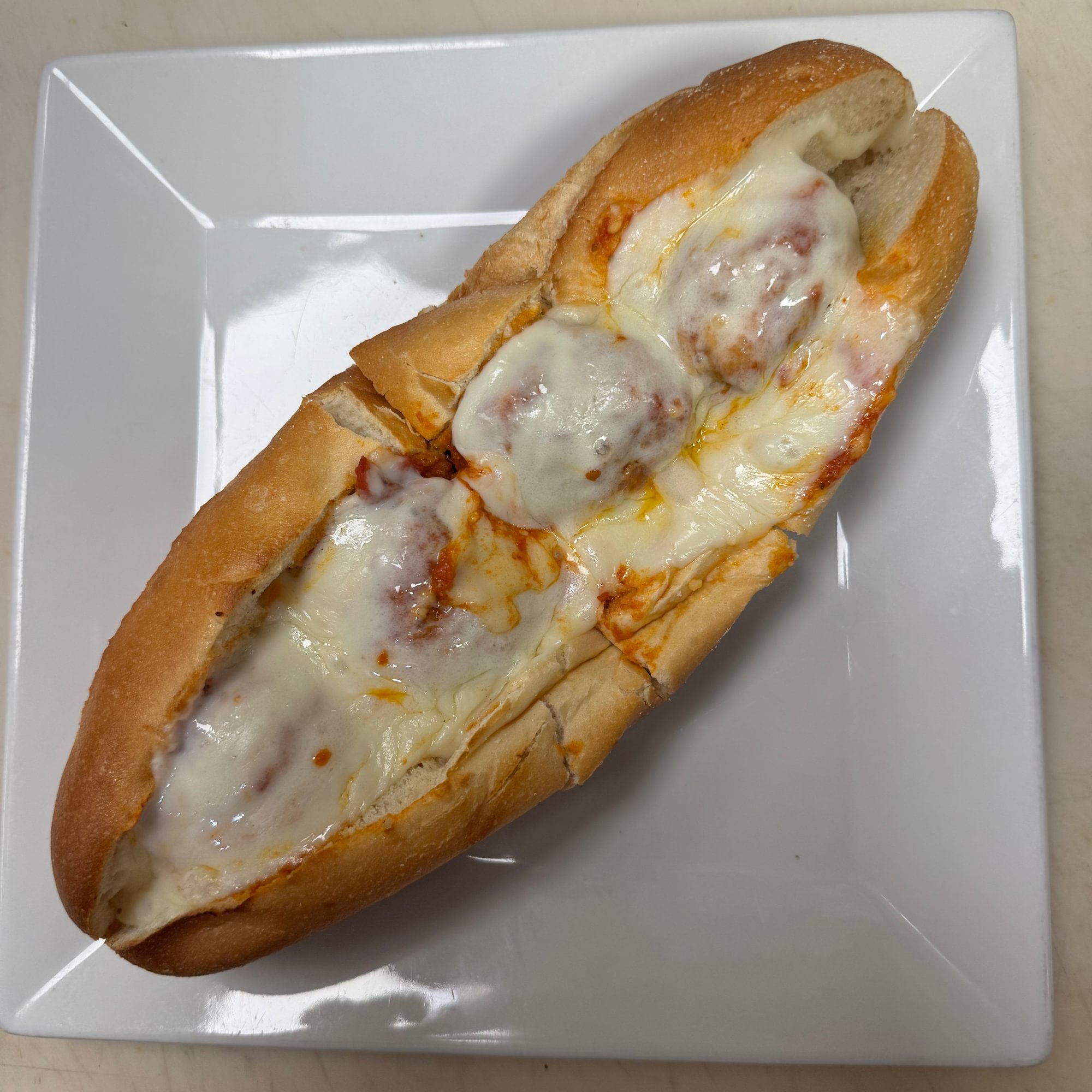 Meatball Parmigiana Sandwich