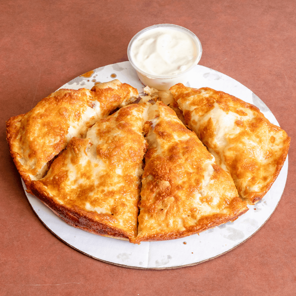Crispy Buffalo Chicken Calzone