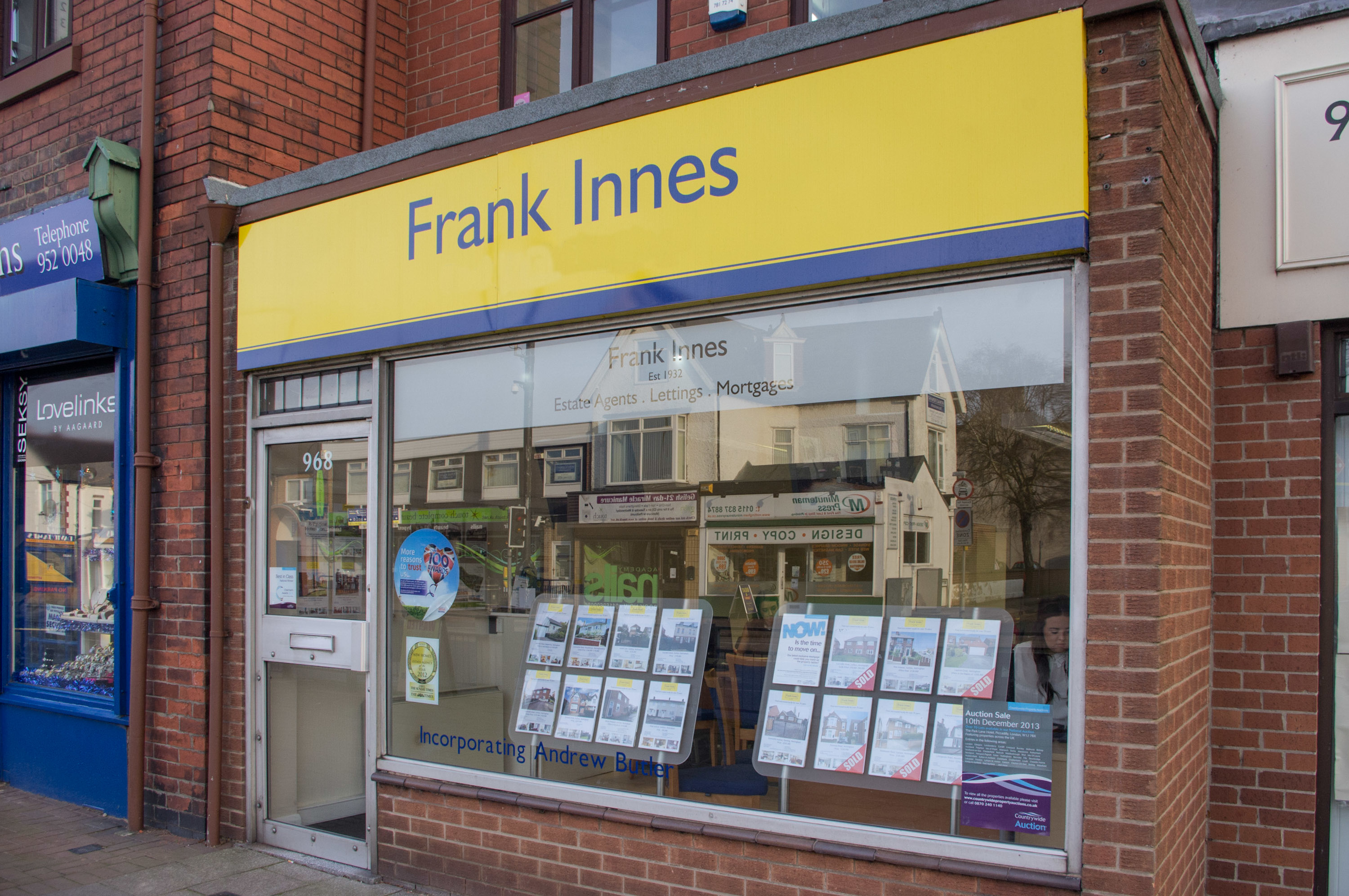 Frank Innes Estate Agents in Nottingham NG3 5QS