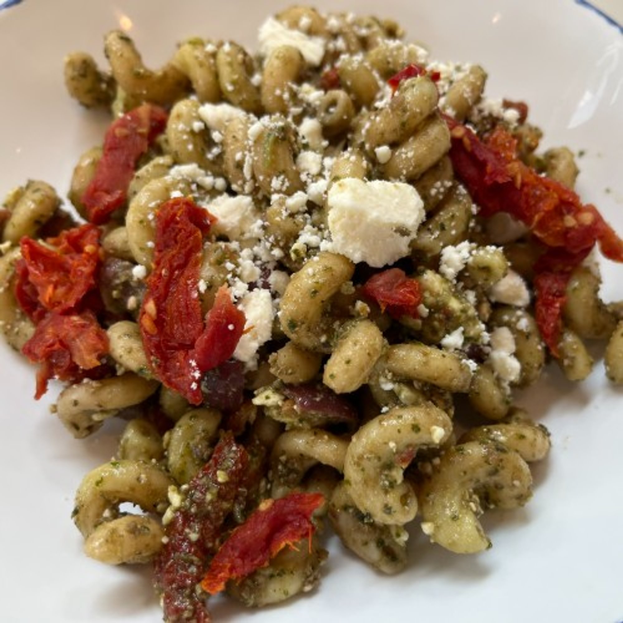 Basil Pesto Pasta Salad
