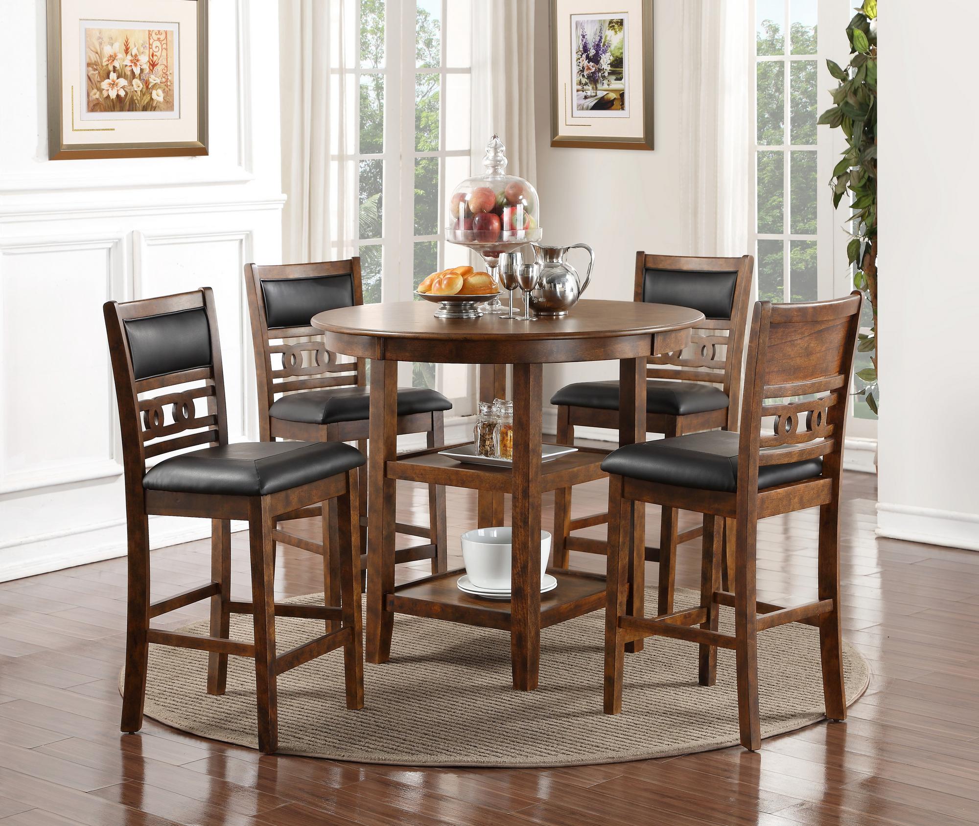 5 - Piece Gia Counter Height Dining Set - Brown
