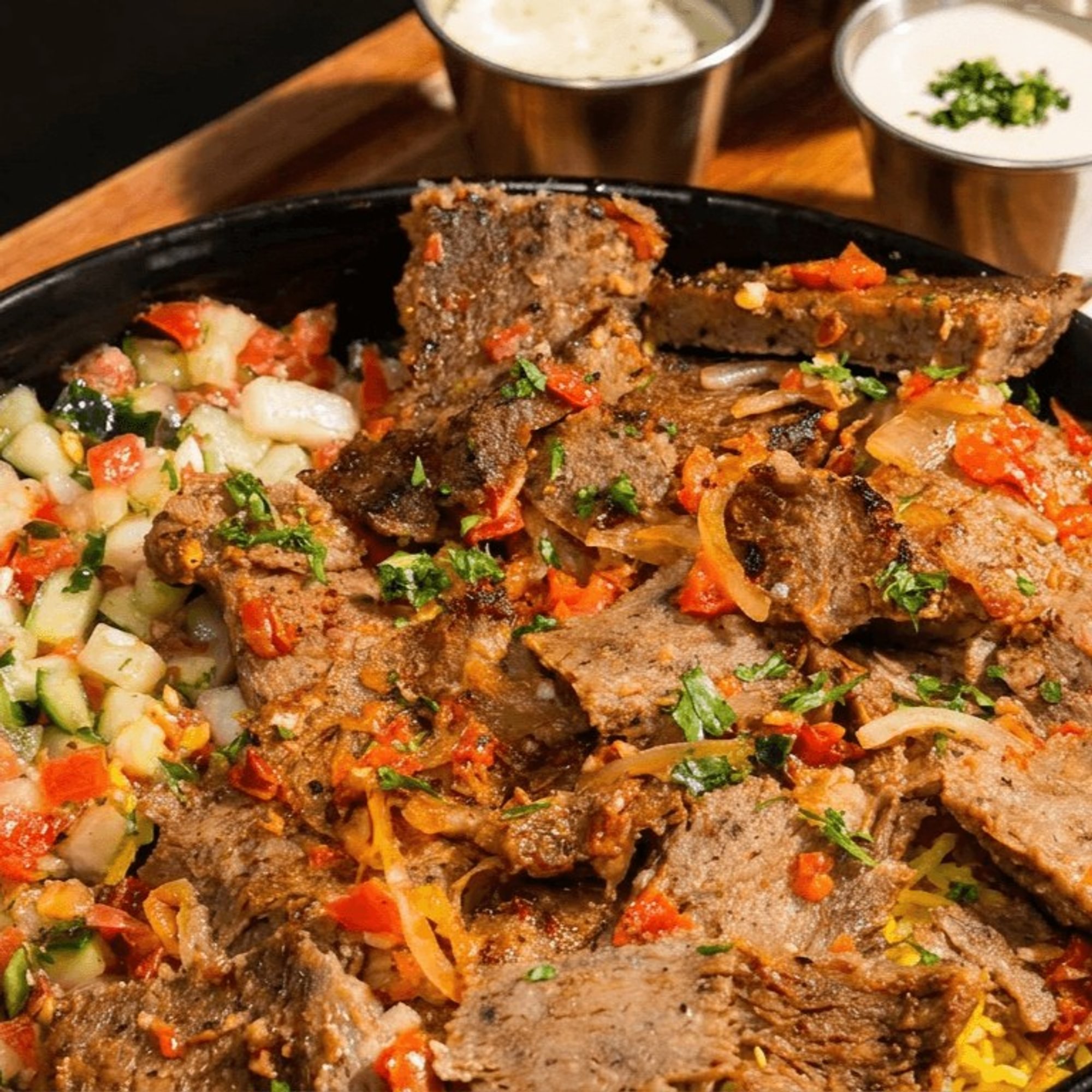 Lamb Gyro Over Rice