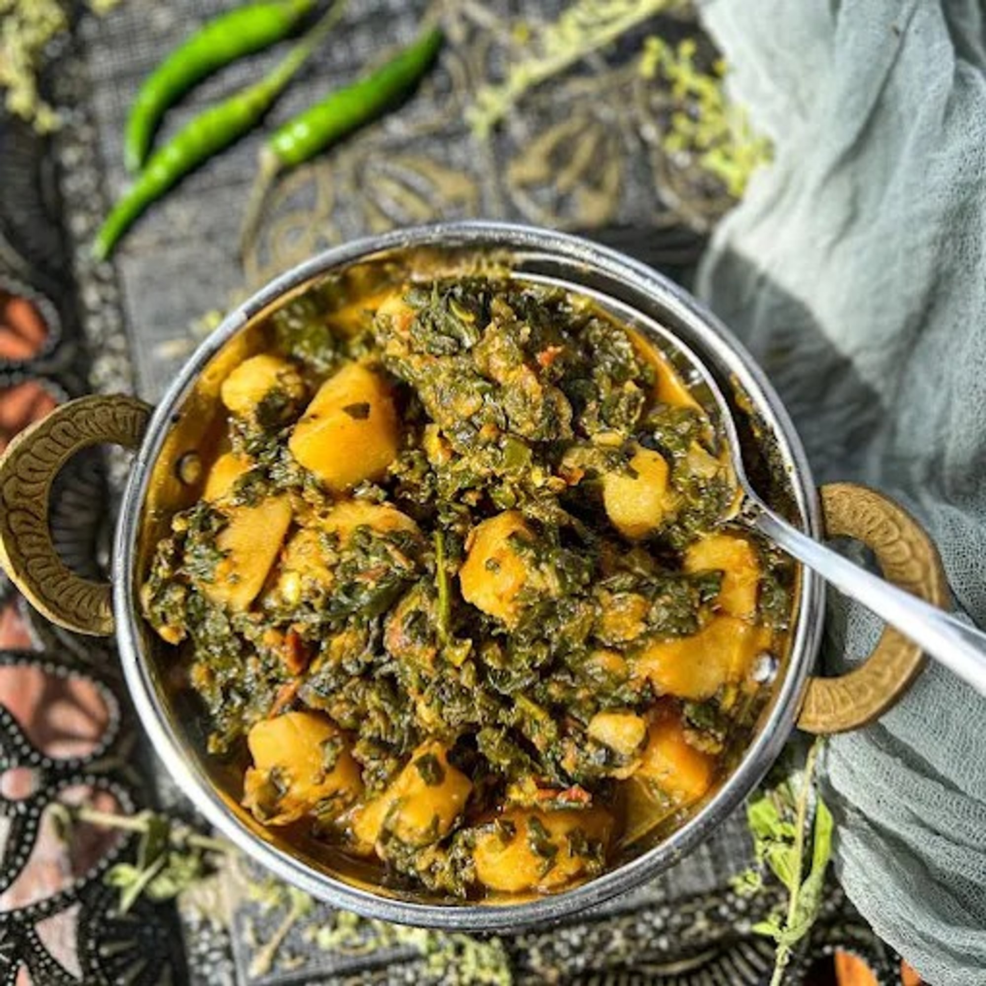 Spinach Potato