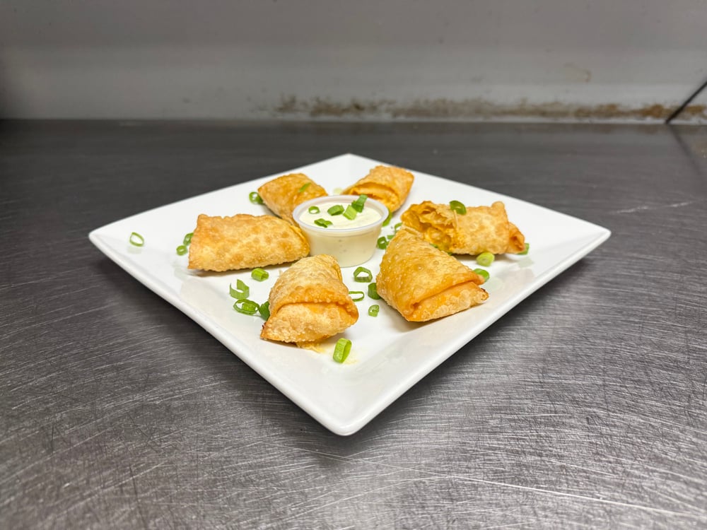 Buffalo Chicken Egg Rolls