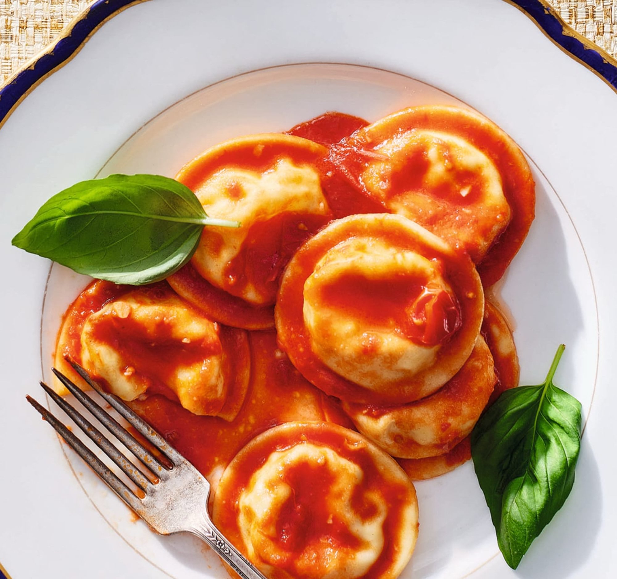 Beef ravioli