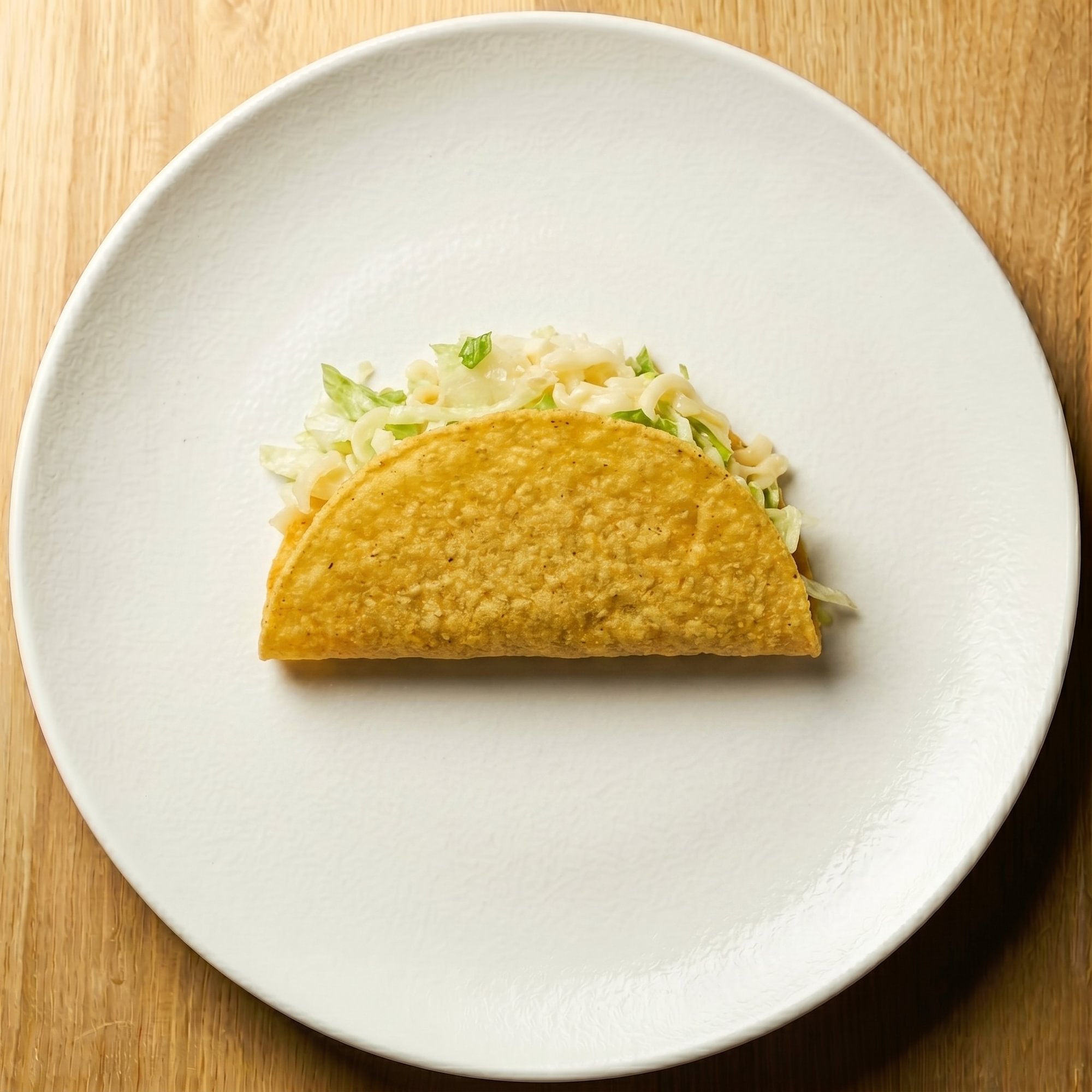 Shredded Chicken Hard Shell Taco