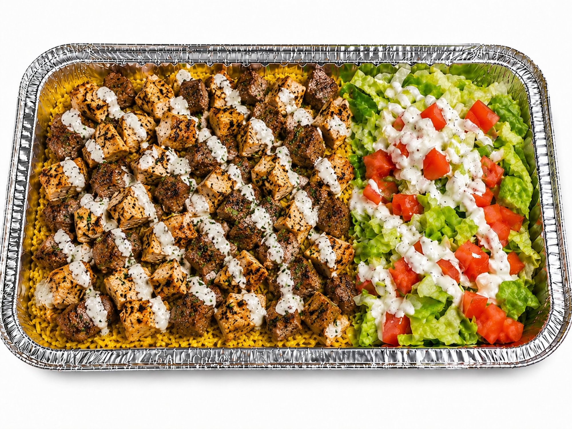 Chicken & Lamb Over Rice