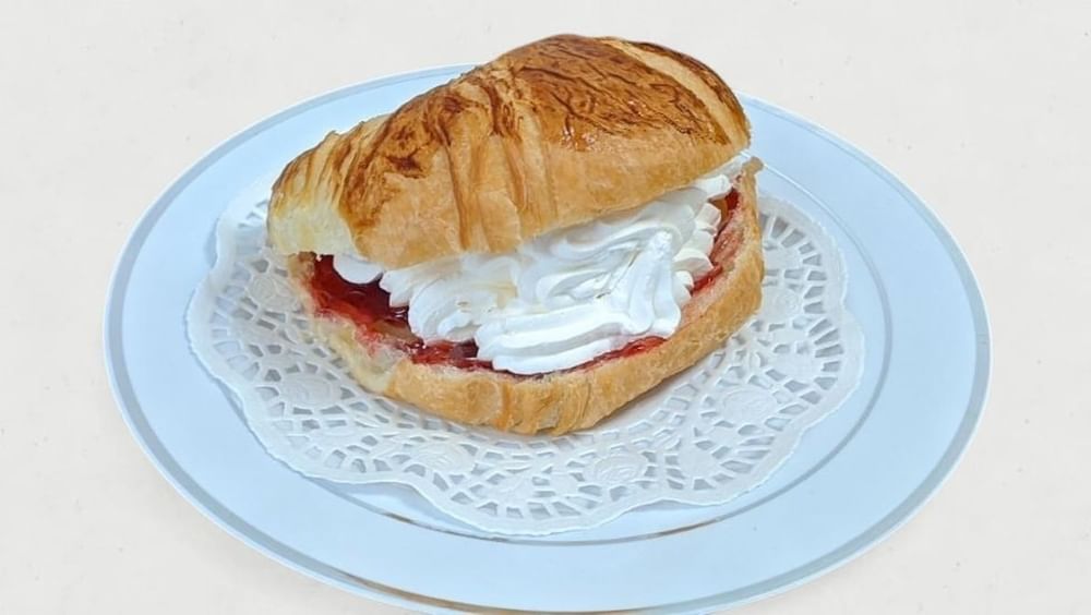 Jelly Whipped Cream Croissant