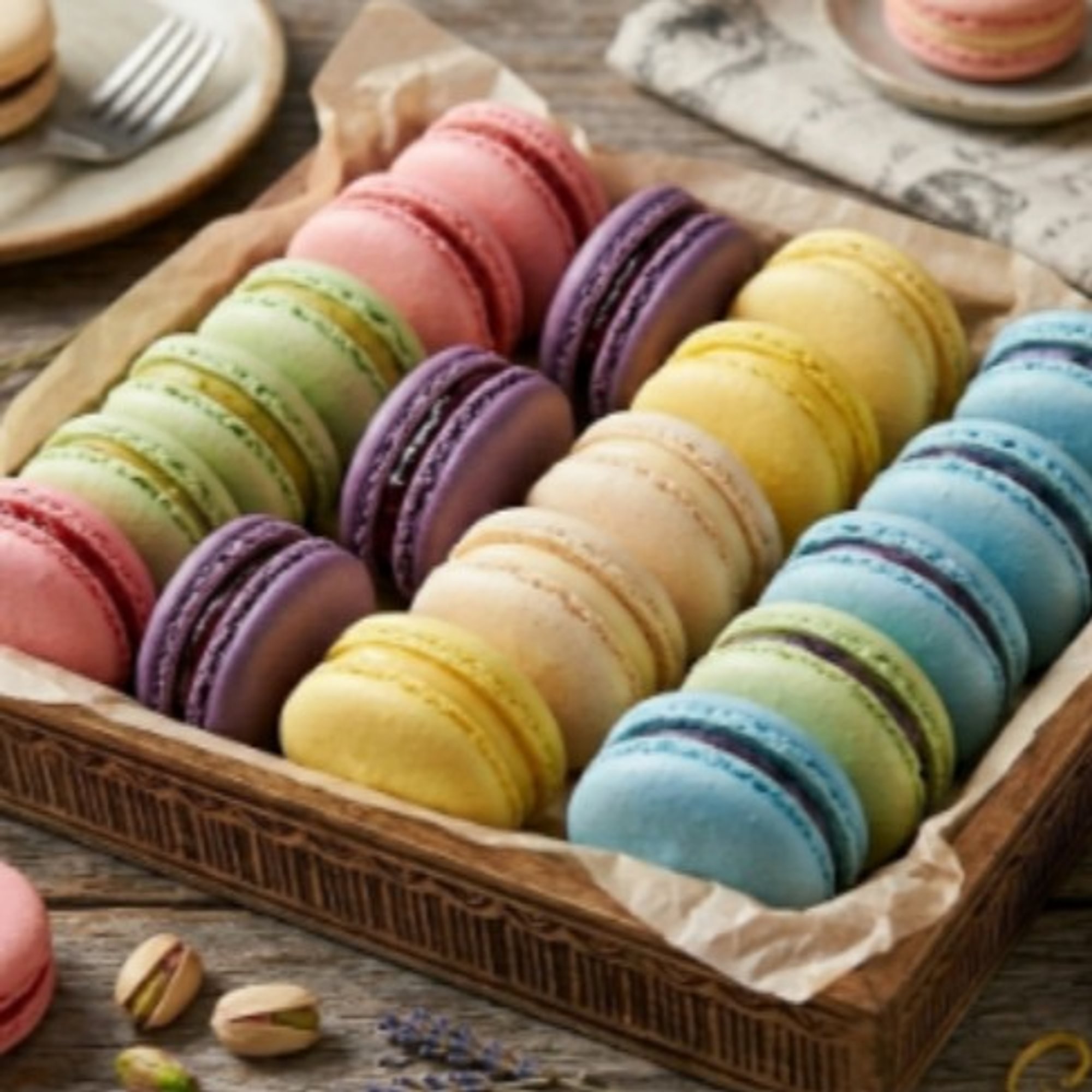 Assorted Homemade French Macarons