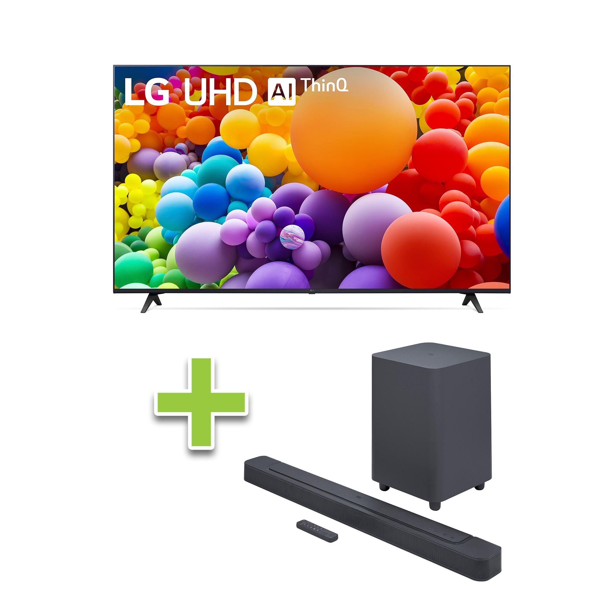 75" LG Smart TV & JBL 5.1 ch Soundbar