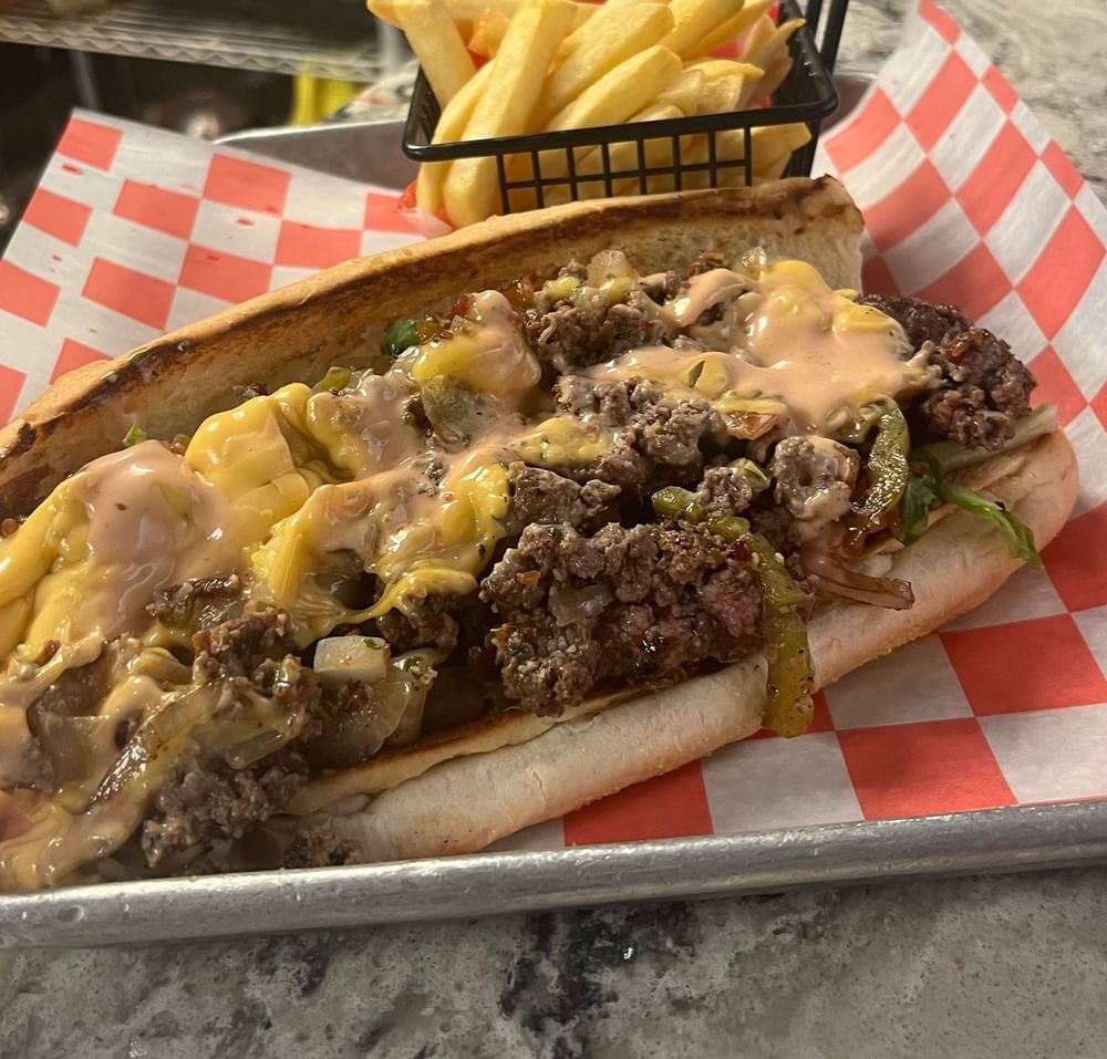 NYC Chopped Cheese Burger
