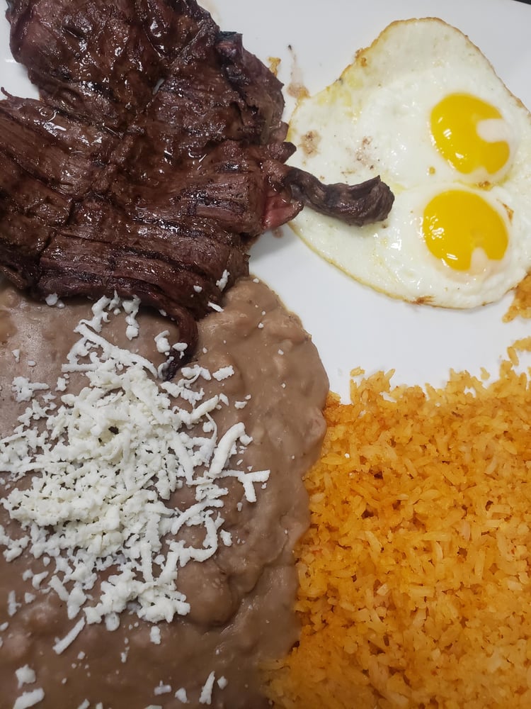 Carne Asada and Eggs