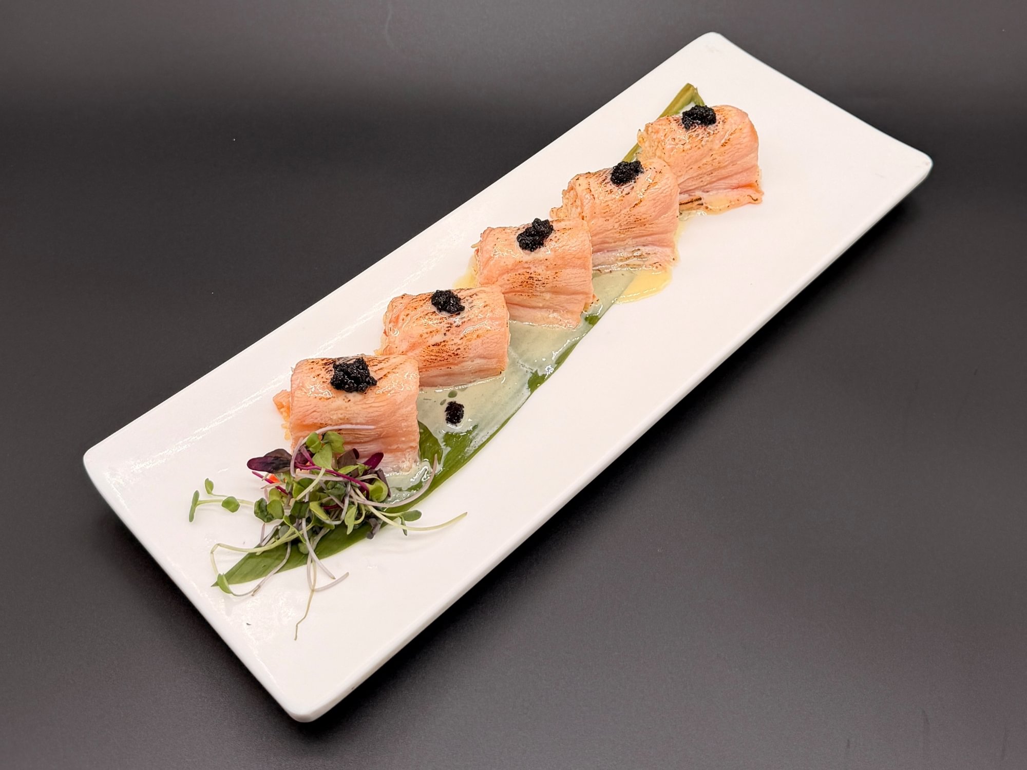 Seared Salmon Wrap