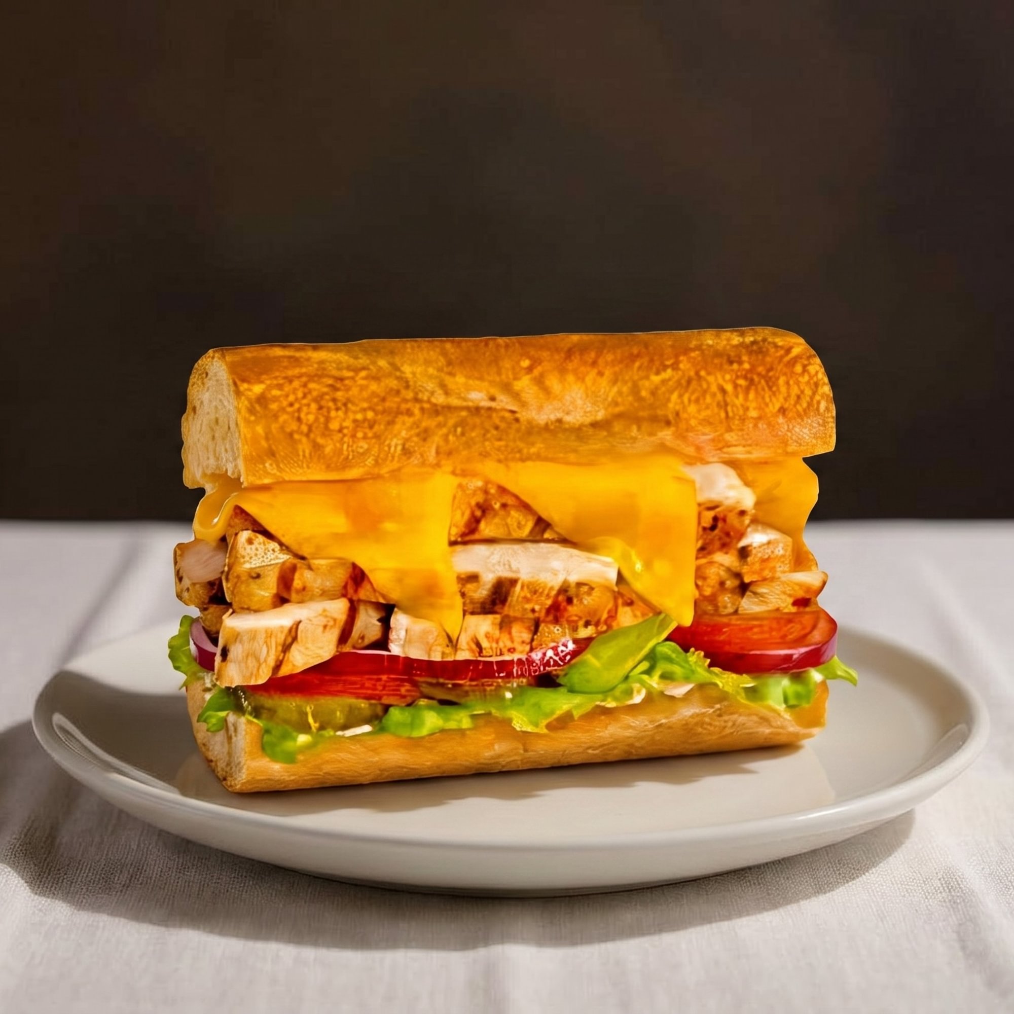 Chicken & Cheddar Sub Sandwich