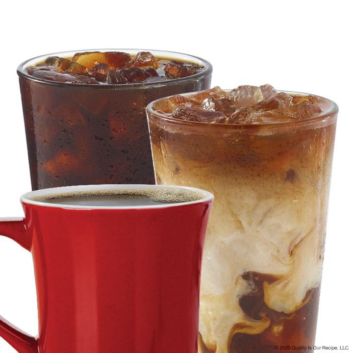 Wendy’s coffee drinks: hot coffee, cold-brew and Frosty®-ccino