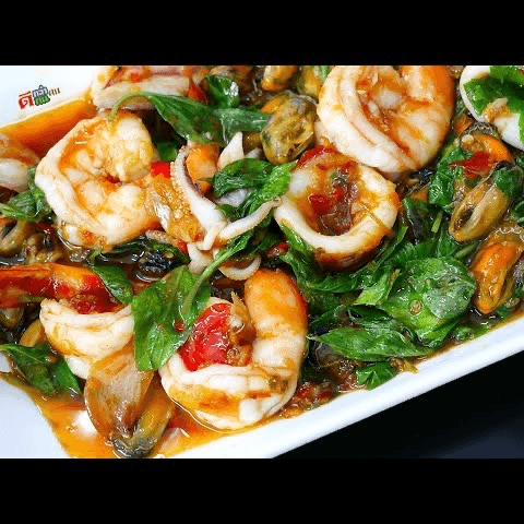C18.Seafood sweet basil